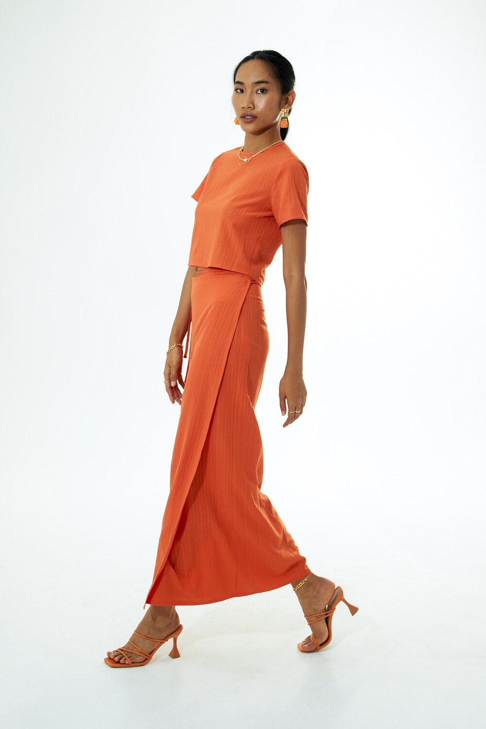 Vifafi-Hera Turuncu Etek-Etek-1-Milagron.com