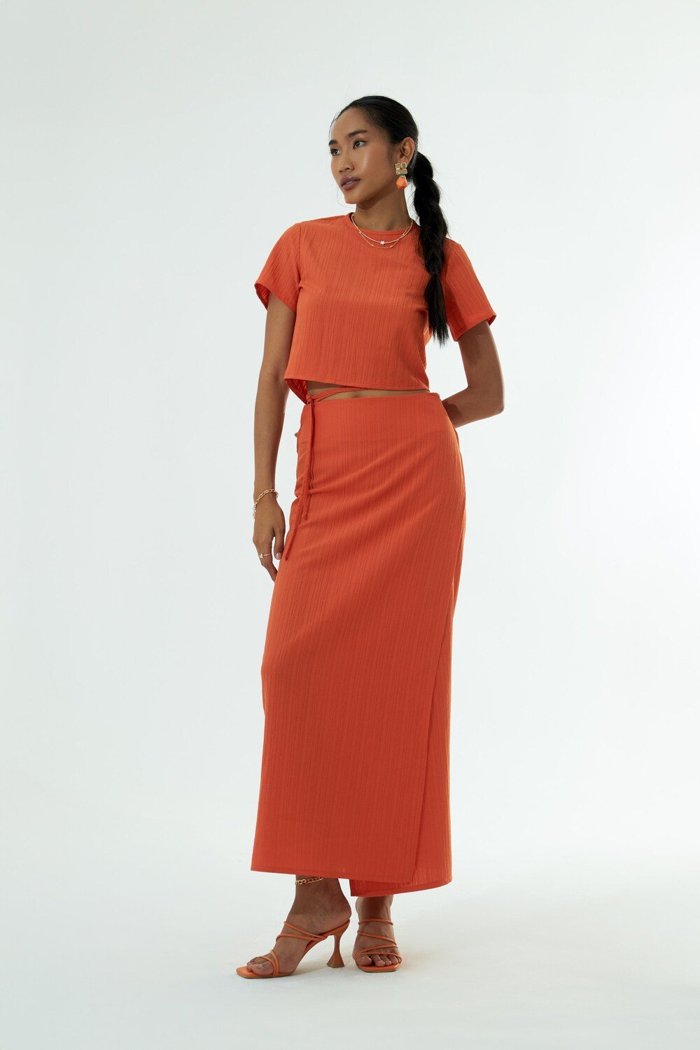 Vifafi-Hera Turuncu Etek-Etek-2-Milagron.com