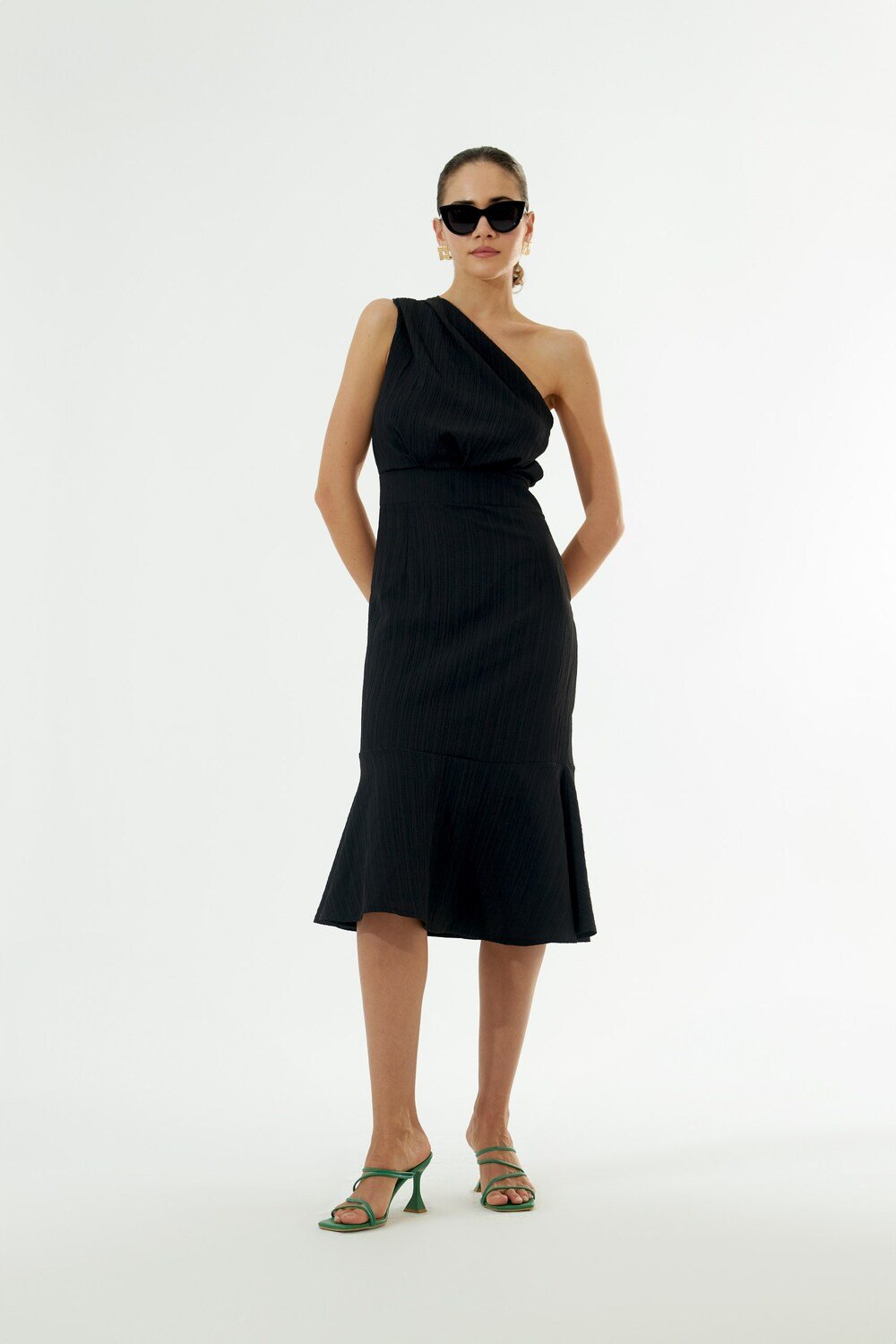 Vifafi-Kratos Siyah Elbise-Elbise-1-Milagron.com