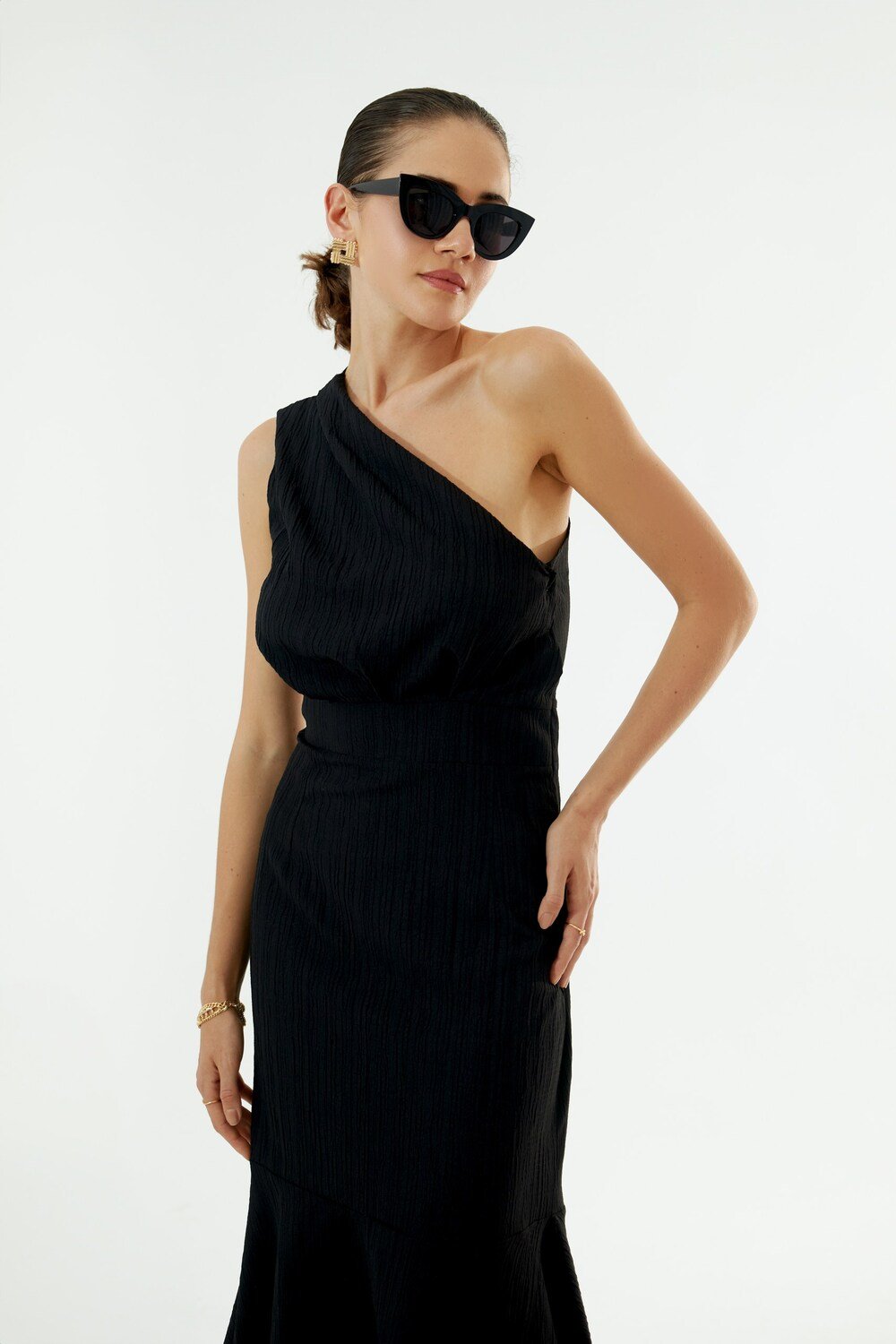 Vifafi-Kratos Siyah Elbise-Elbise-5-Milagron.com