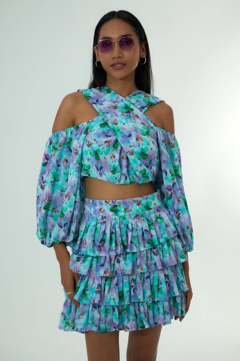 Vifafi-Purple Royal Lila Etek-Etek-4-Milagron.com