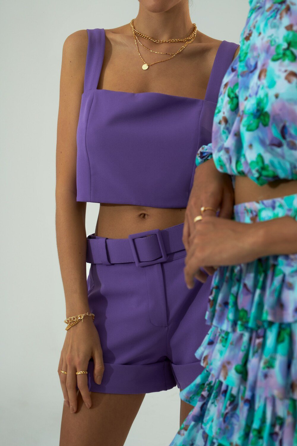 Vifafi-Purple Royal Mor Crop-Crop Top-4-Milagron.com