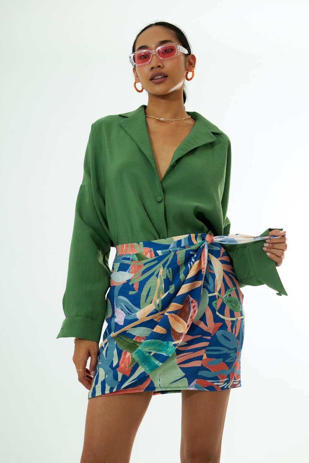 Vifafi-Safari Desenli Etek-Etek-1-Milagron.com