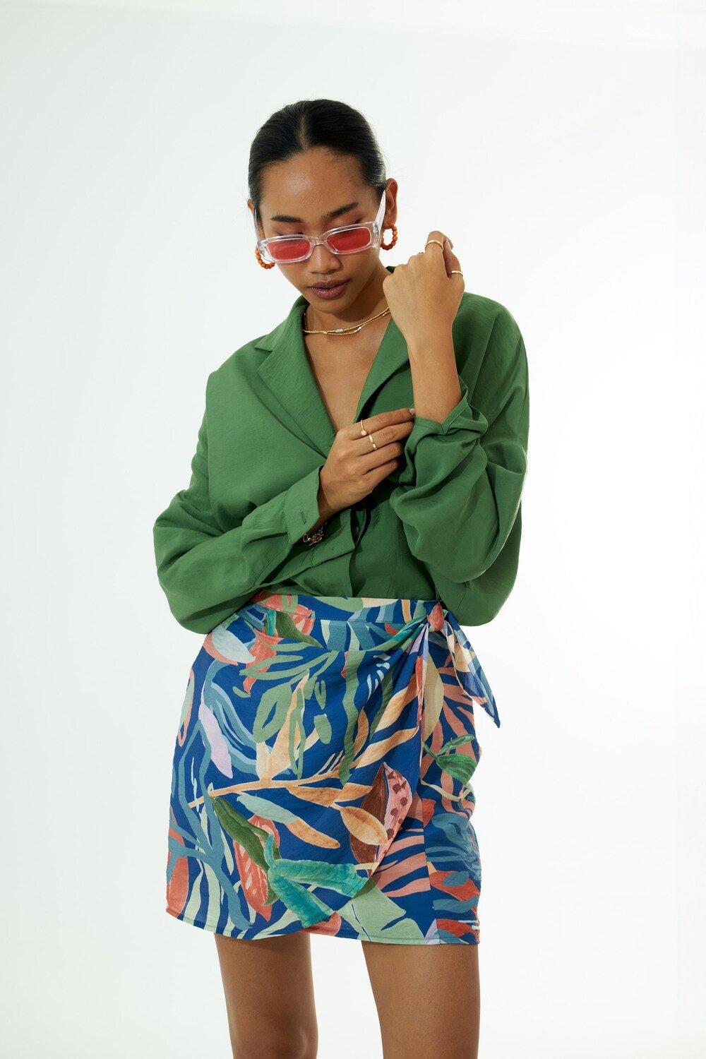 Vifafi-Safari Desenli Etek-Etek-6-Milagron.com