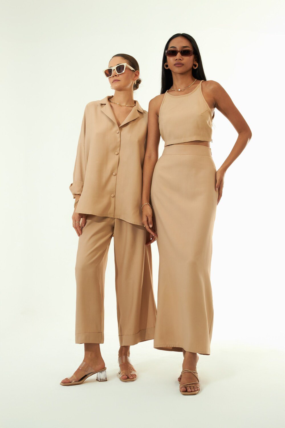 Vifafi-Sahara Krem Palazzo Pantolon-Pantolon-8-Milagron.com