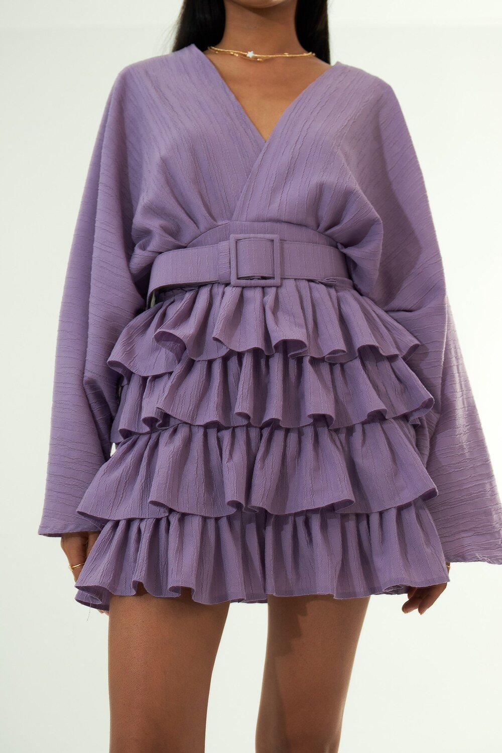 Vifafi-Viola Lila Elbise-Elbise-5-Milagron.com