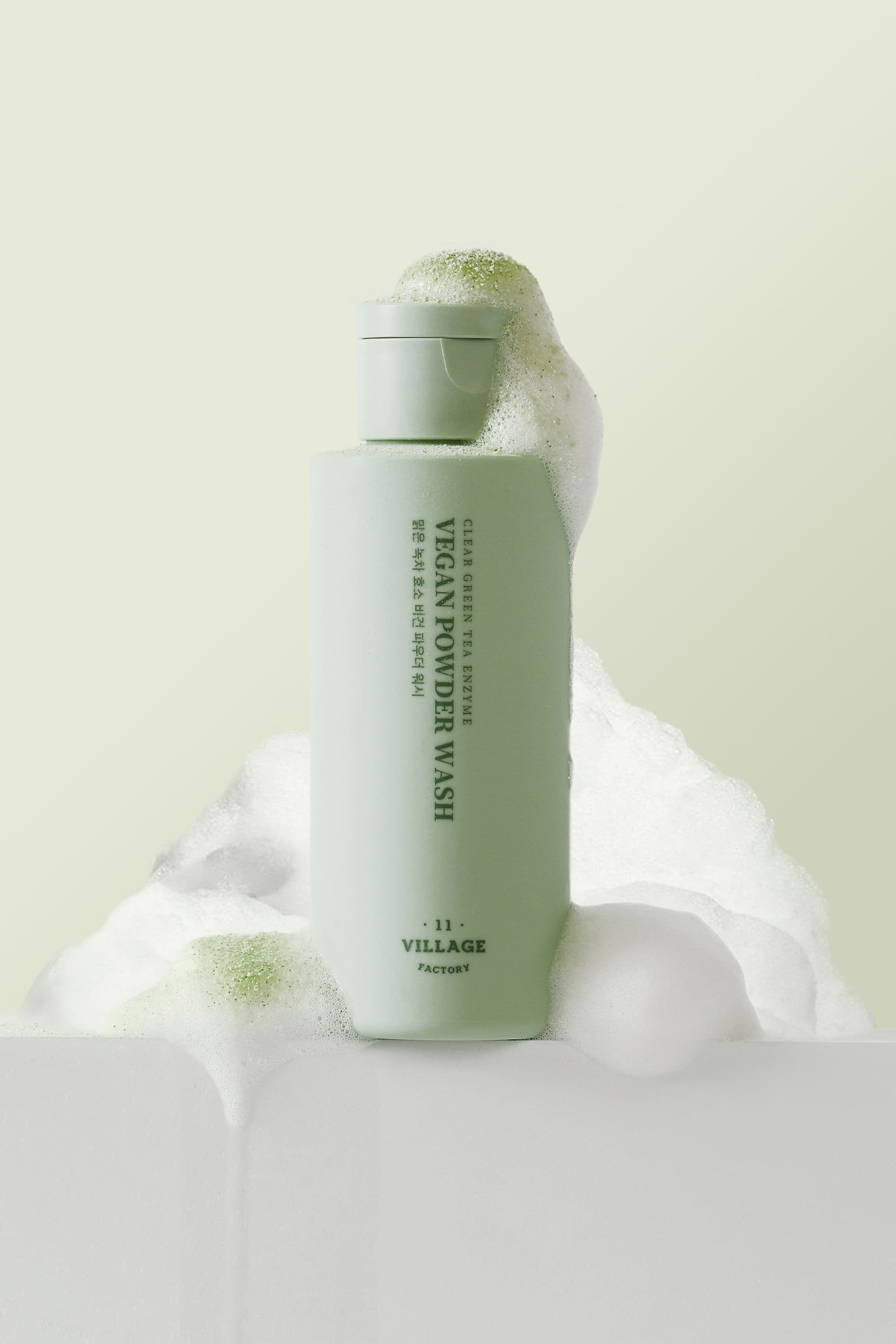 Village 11 Factory Clear Green Tea Enzyme Vegan Powder Wash 60G - Yeşil Çay Enzimli Vegan Enzim Toz Temizleyici