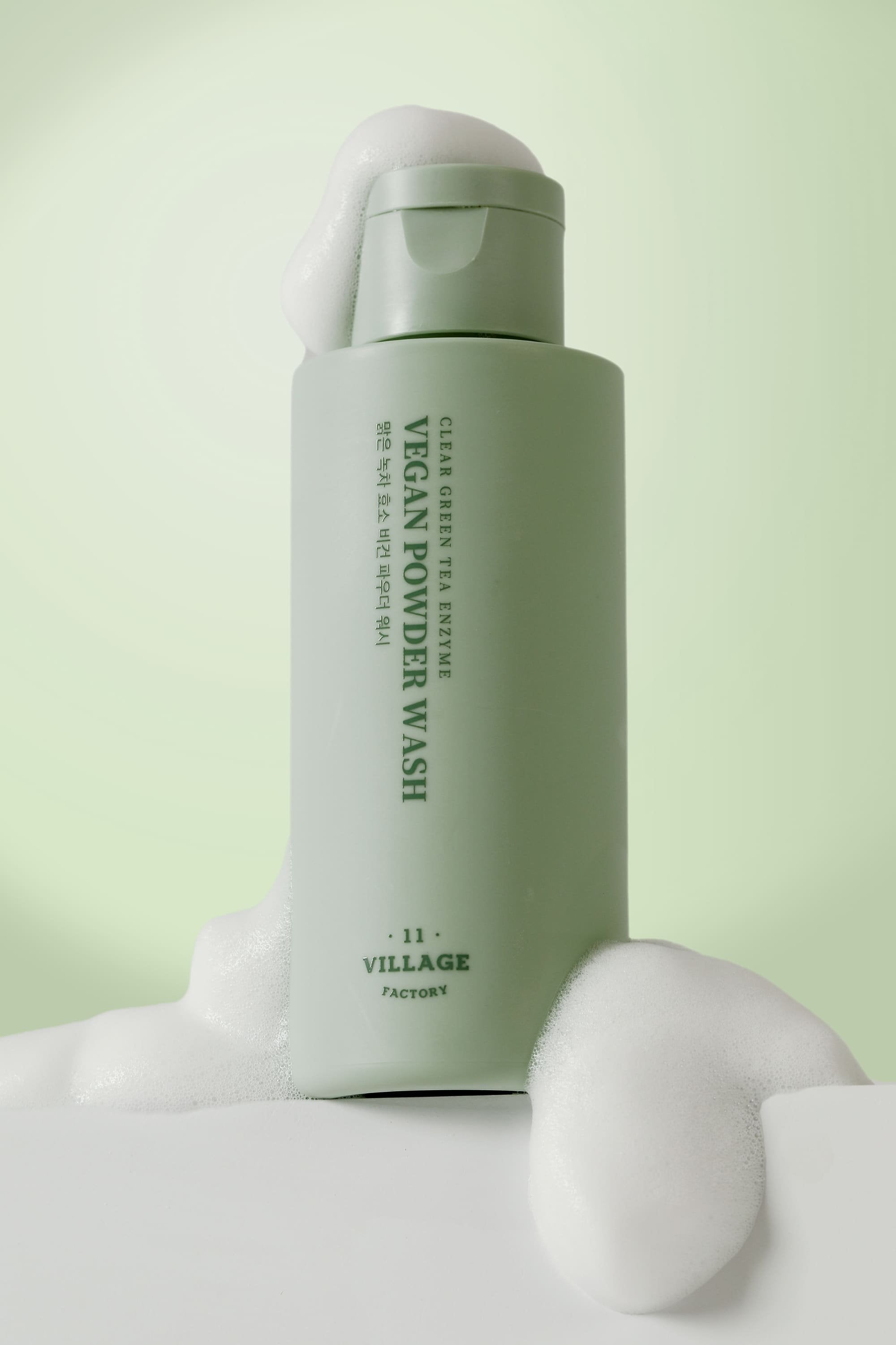 Village 11 Factory Clear Green Tea Enzyme Vegan Powder Wash 60G - Yeşil Çay Enzimli Vegan Enzim Toz Temizleyici
