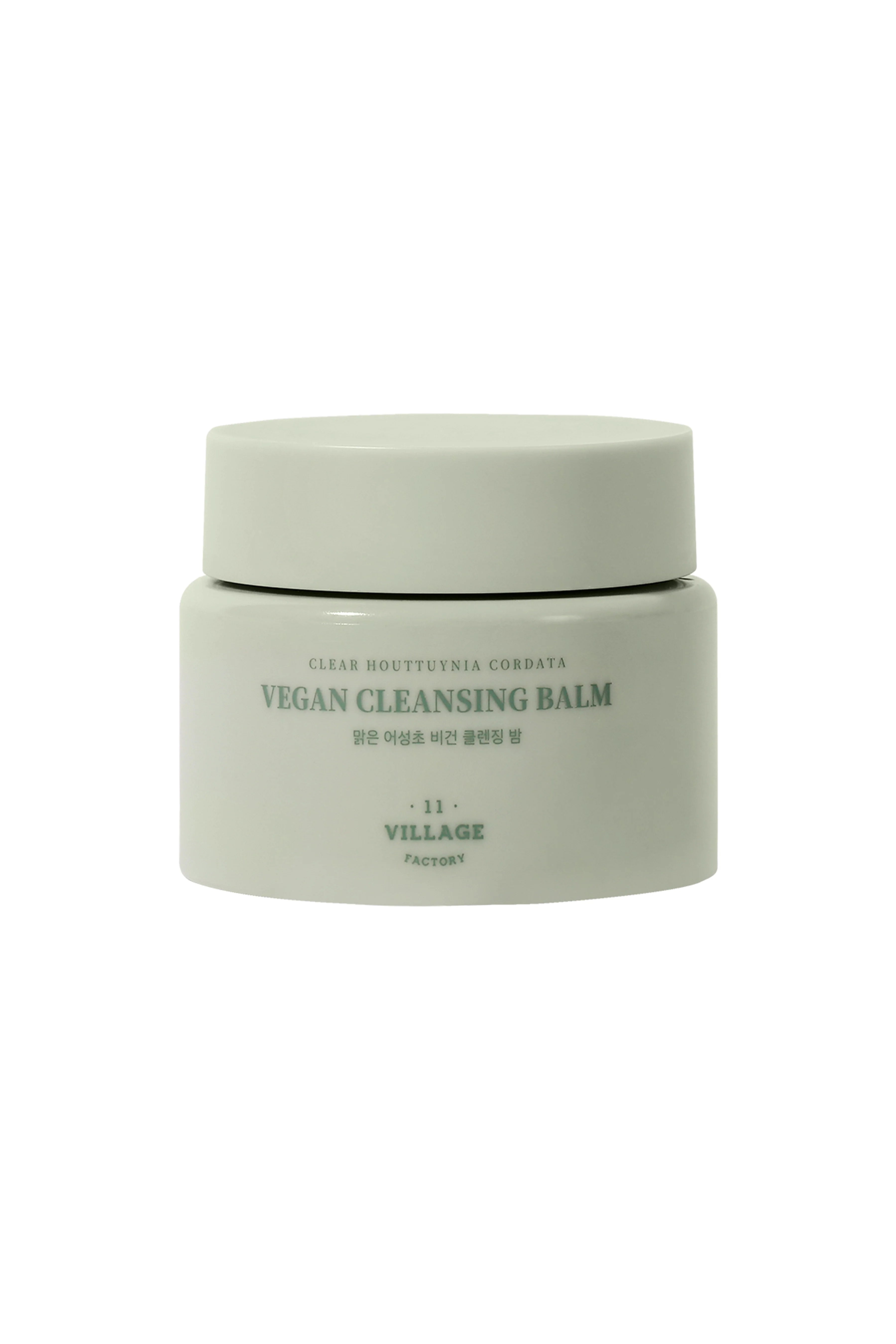 Village 11 Factory-Clear Houttuynia Cordata Vegan Cleansing Balm 100ml Şerbet Tipi Yatıştırıcı Heartleaf Vegan Makyaj Ve Yüz Temizleme Balmı-Yüz Temizleme Kremi-1-Milagron.com