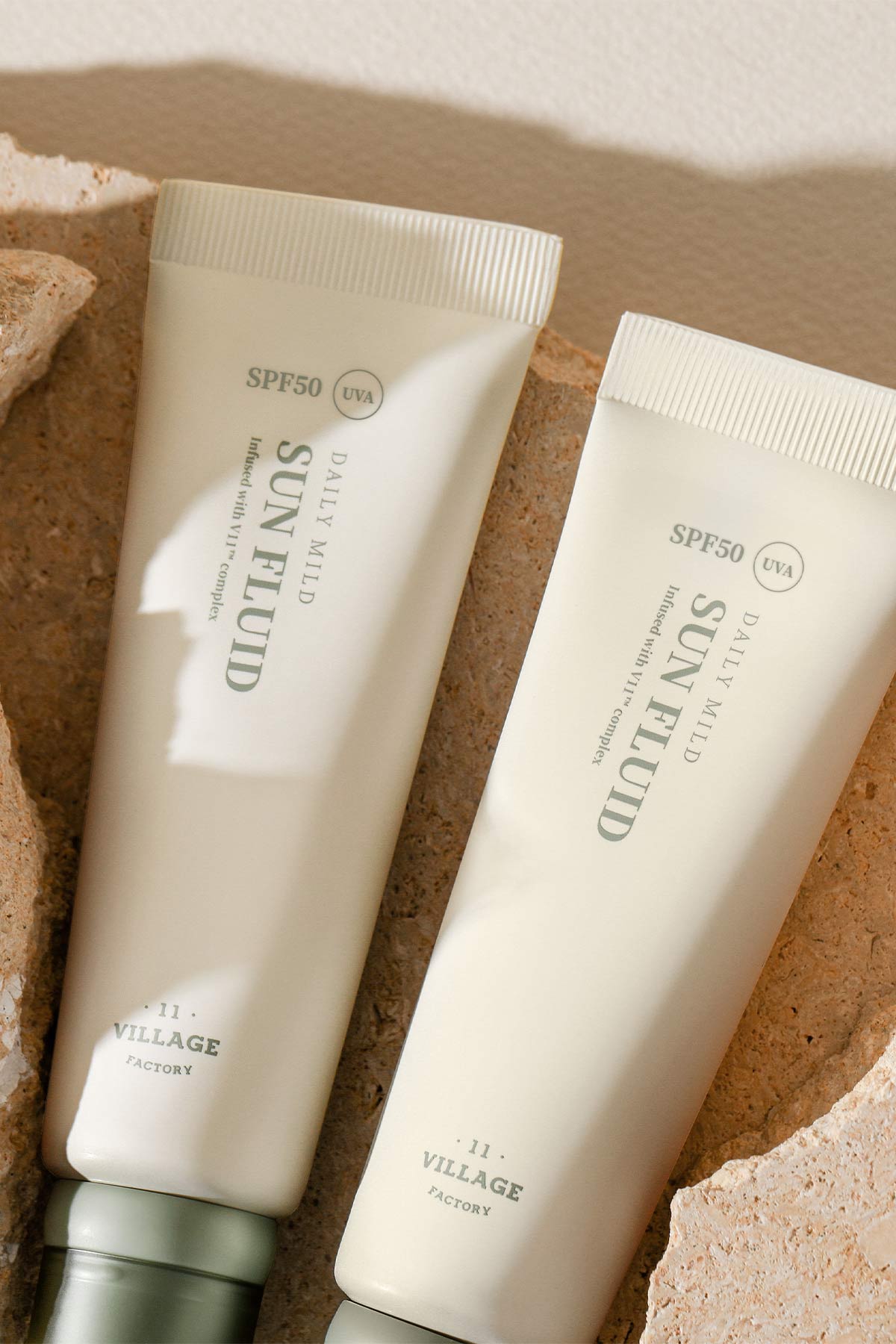 Village 11 Factory-Daily Mild Sun Fluid Spf50+ Pa++++ 50ml Hafif Dokulu Günlük Vegan Güneş Kremi-Güneş Kremi-5-Milagron.com