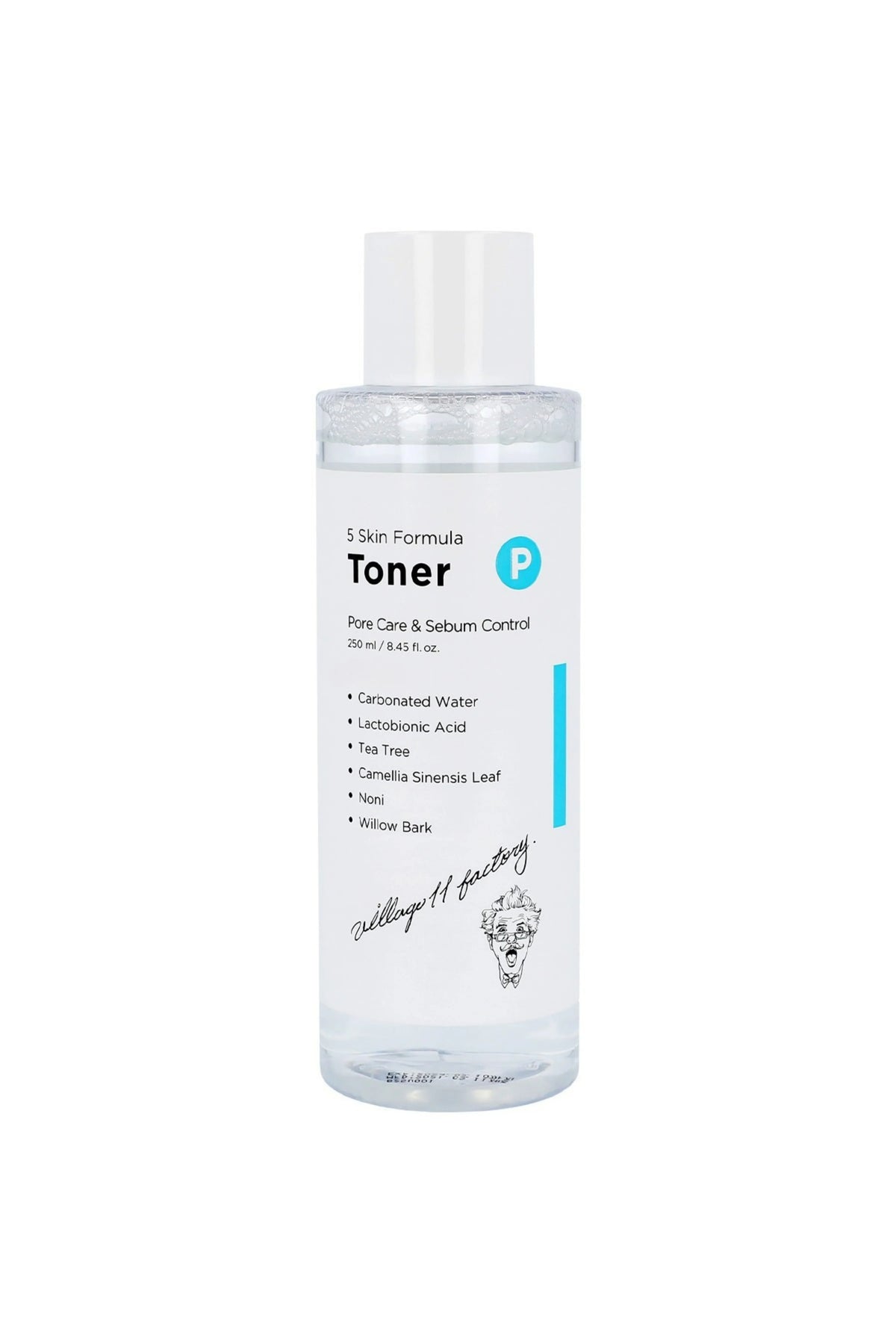 Village 11 Factory-P Skin Formula Toner 250ml - Siyah Nokta & Akne Karşıtı, Gözenek Sıkılaştırıcı Arındırıcı Pha & Çay Ağacı Tonik-Düzenleme-1-Milagron.com