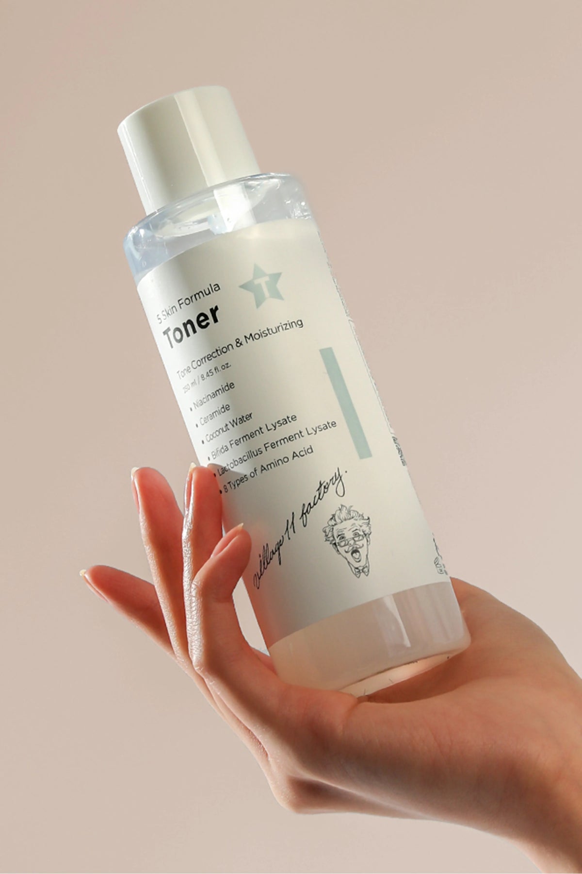 Village 11 Factory T Skin Formula Toner 250Ml - Ton Dengeleyici, Aydınlatıcı, Leke Karşıtı Probiyotik & Niasinamid Tonik