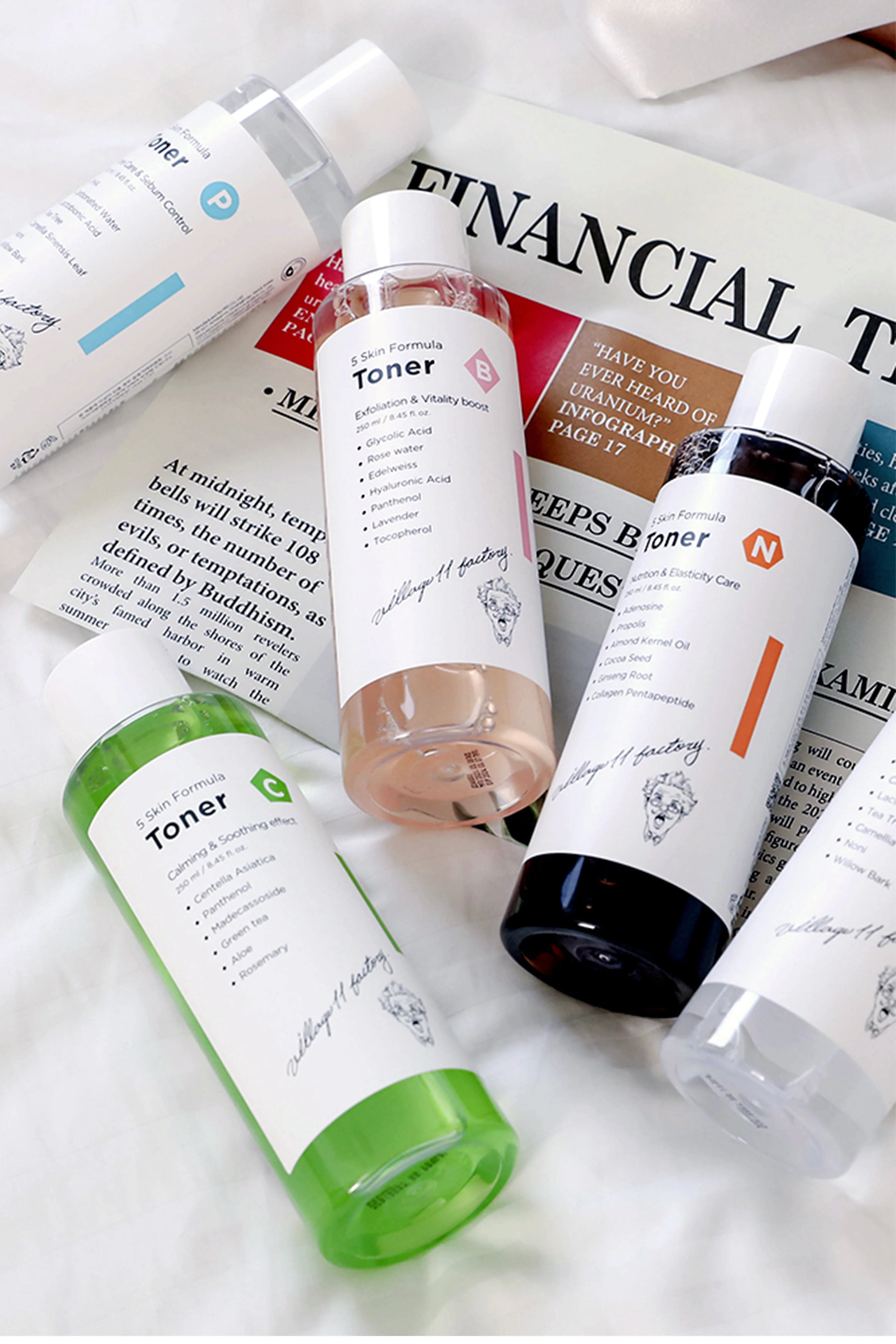 Village 11 Factory T Skin Formula Toner 250Ml - Ton Dengeleyici, Aydınlatıcı, Leke Karşıtı Probiyotik & Niasinamid Tonik