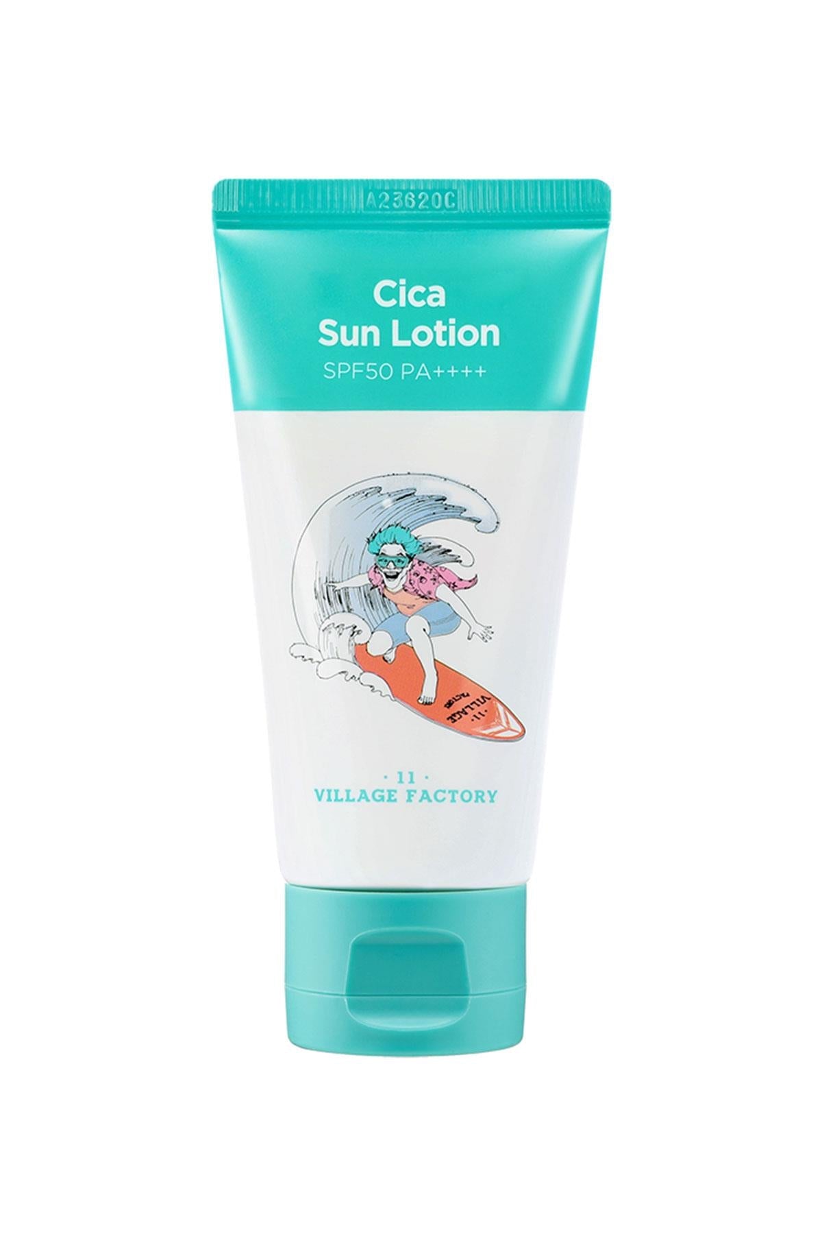 Village 11 Factory-Village 11 Factory Cica Sun Lotion Spf50 Pa++++ Cica Güneş Losyonu-Güneş Koruyucu-1-Milagron.com