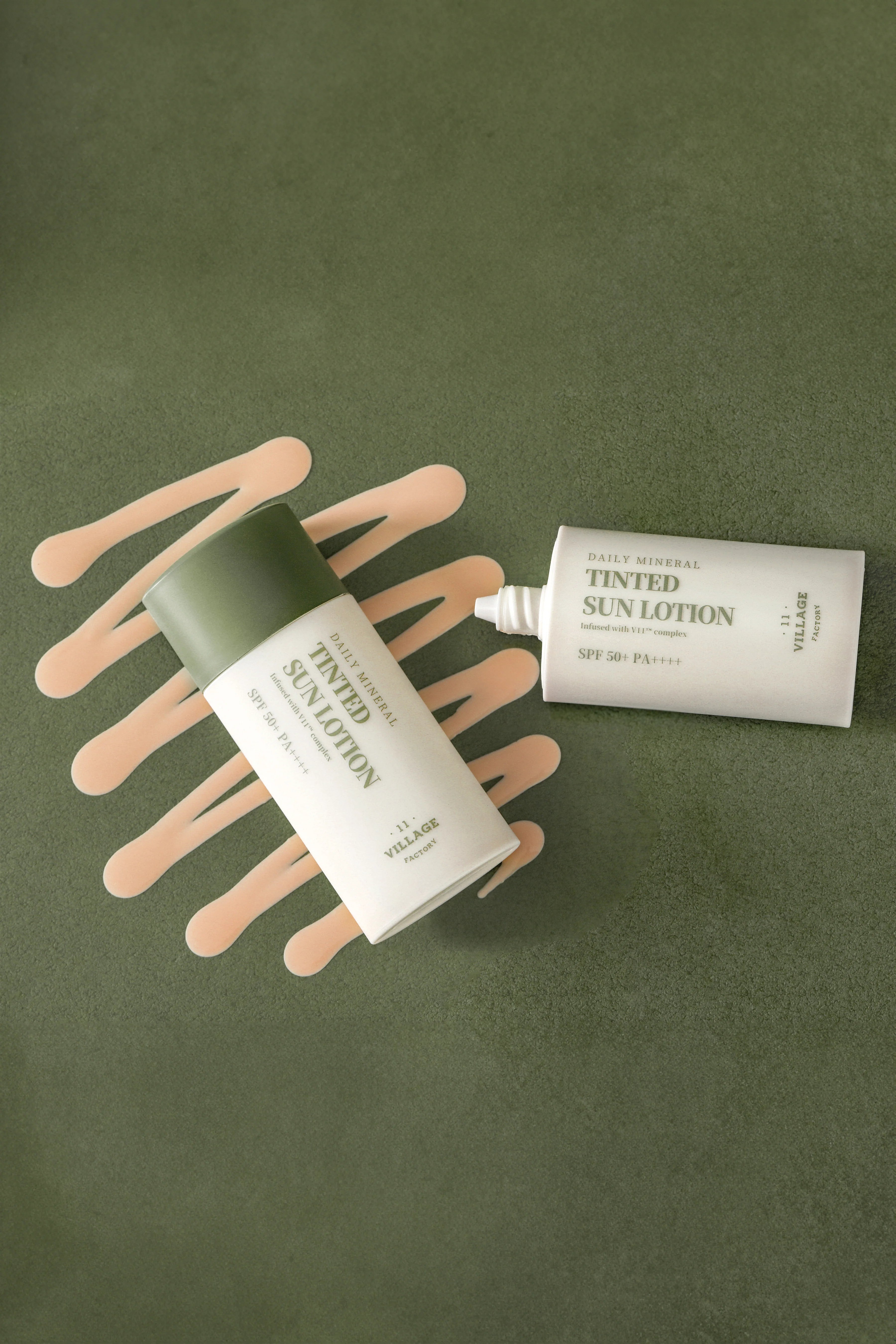 Village 11 Factory-Village 11 Factory Daily Mineral Tinted Sun Lotion Spf50+ Pa++++ 30ml %100 Mineral & Renkli Vegan Güneş Losyonu-Güneş Koruyucu-4-Milagron.com