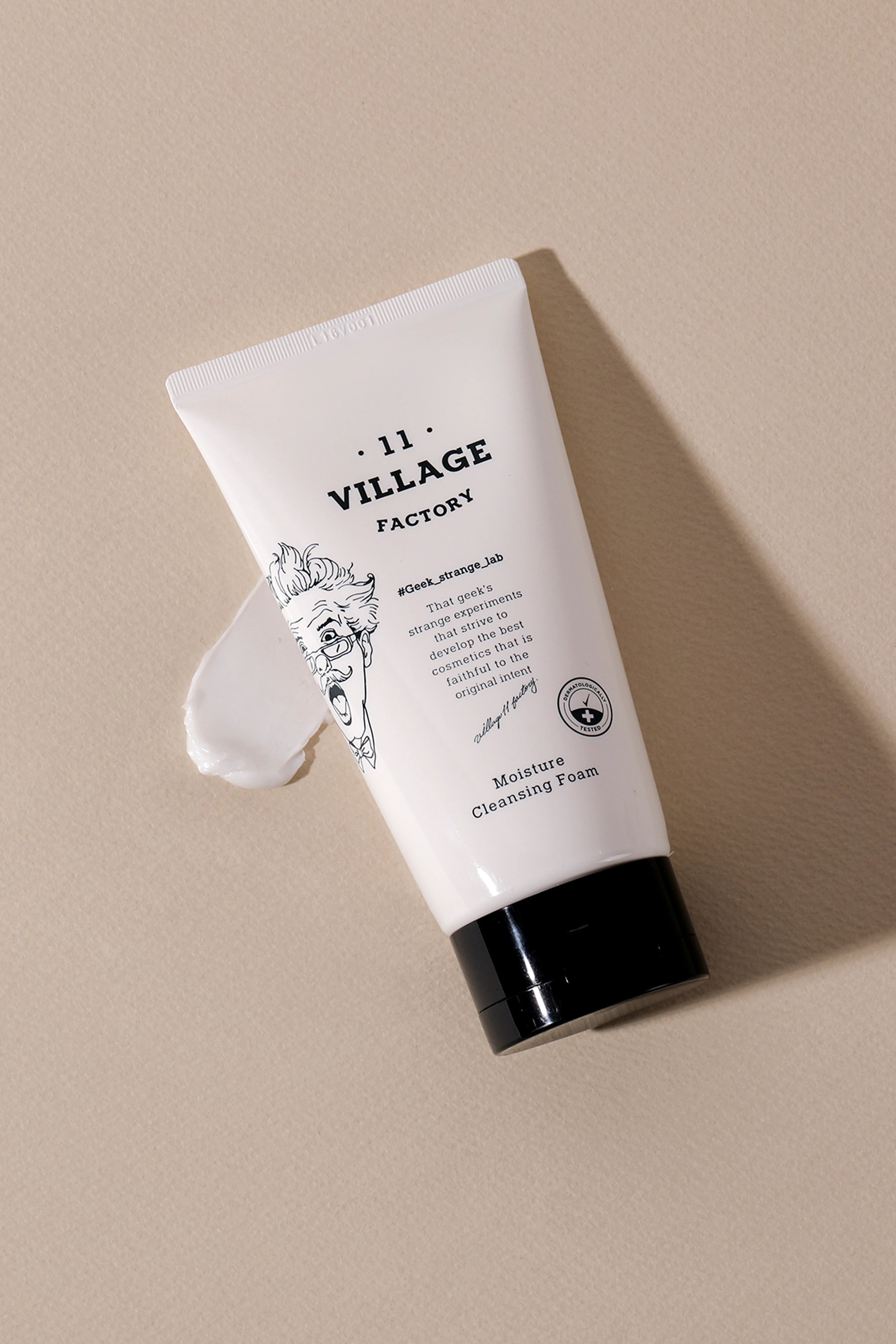 Village 11 Factory-Village 11 Factory Moisture Cleansing Foam 150ml Cica & Kalp Yaprağı Temizleyici Köpük-Yüz Temizleme Köpüğü-4-Milagron.com