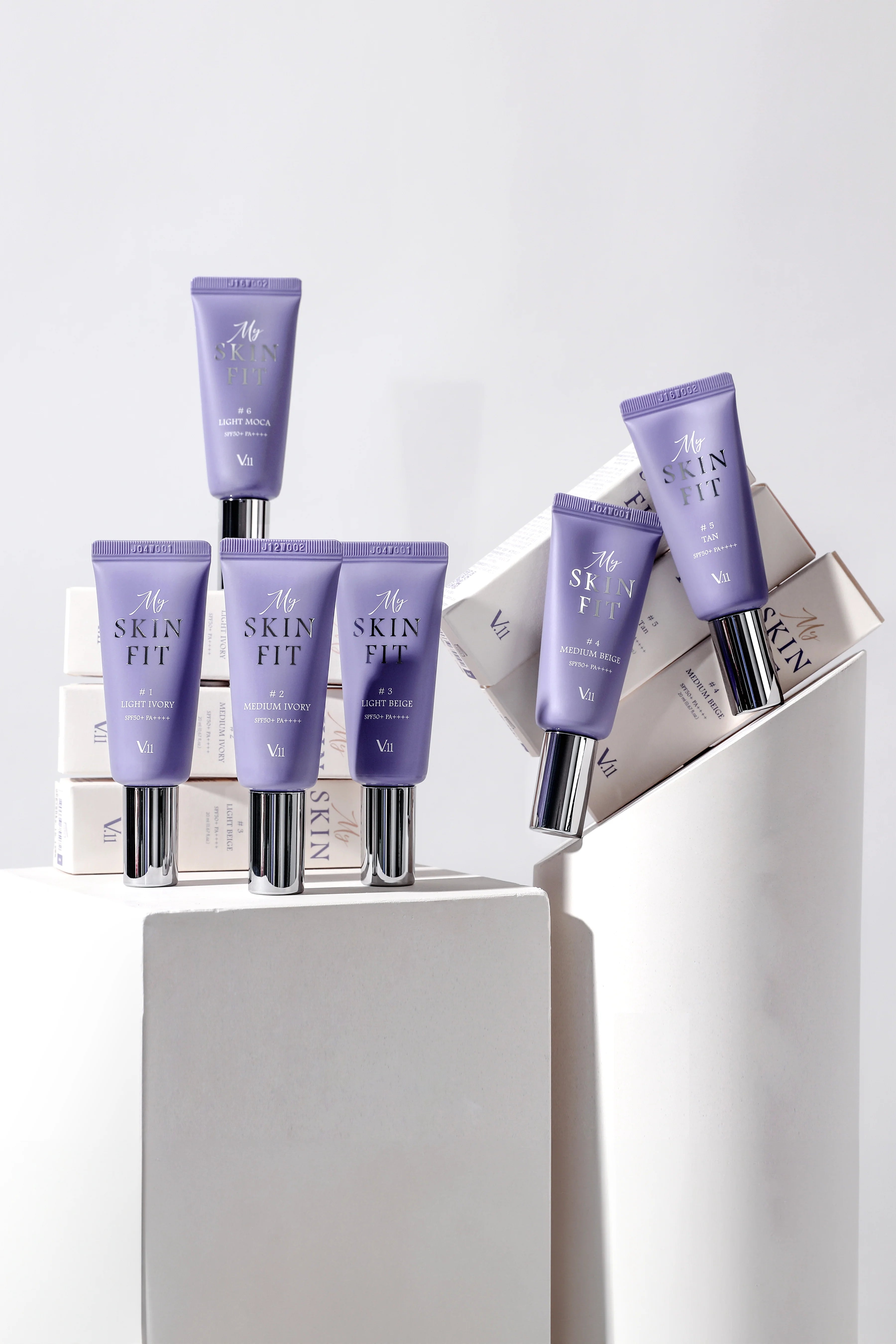 Village 11 Factory-Village 11 Factory My Skin Fit BB Cream Spf 50+ Pa++++ #2 Medium Ivory 20ml Hyalüronik Asit & Cica BB Krem-BB Krem-4-Milagron.com