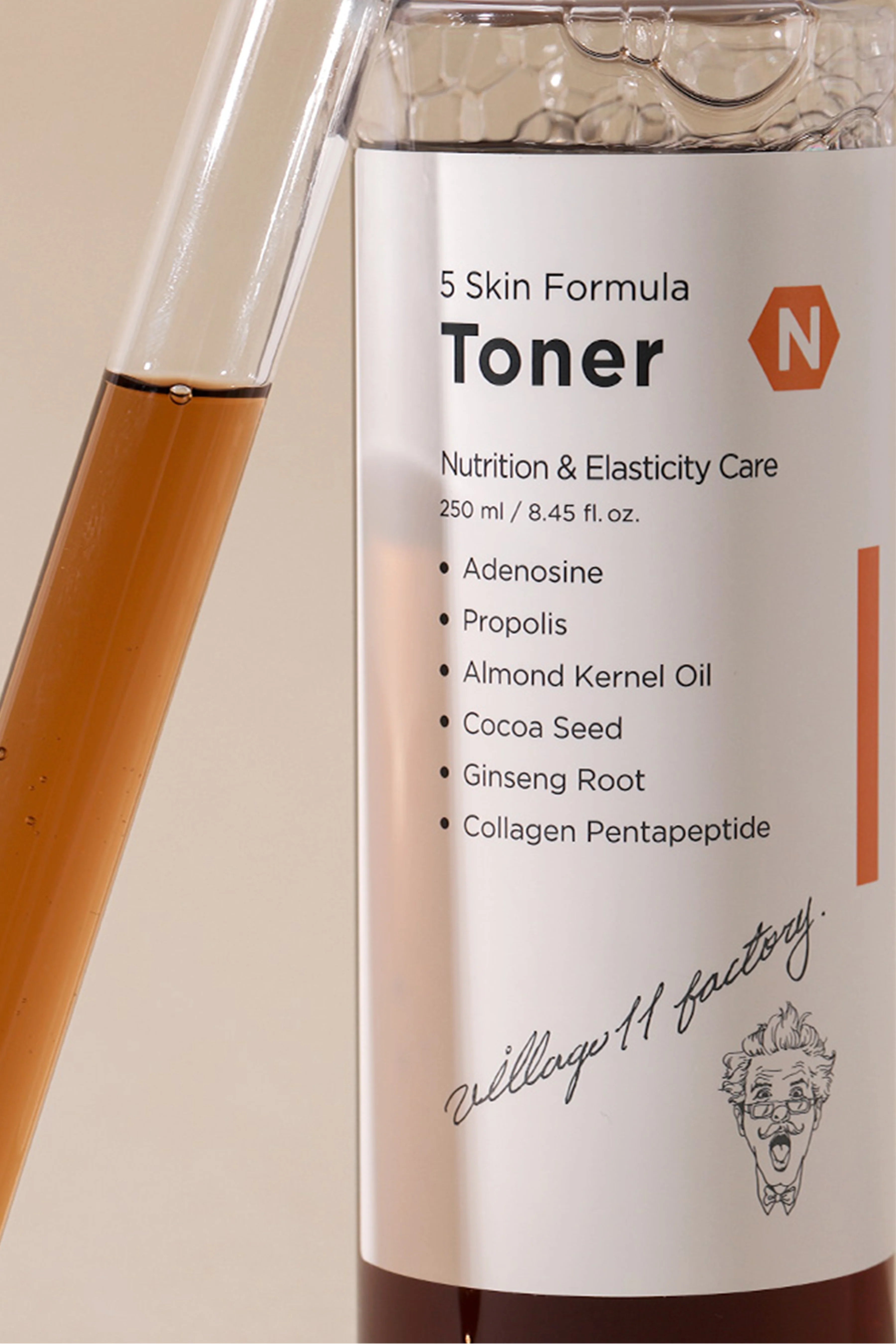 Village 11 Factory-Village 11 Factory N Skin Formula Toner 250ml Besleyici & Güçlendirici Tonik-Tonik-2-Milagron.com