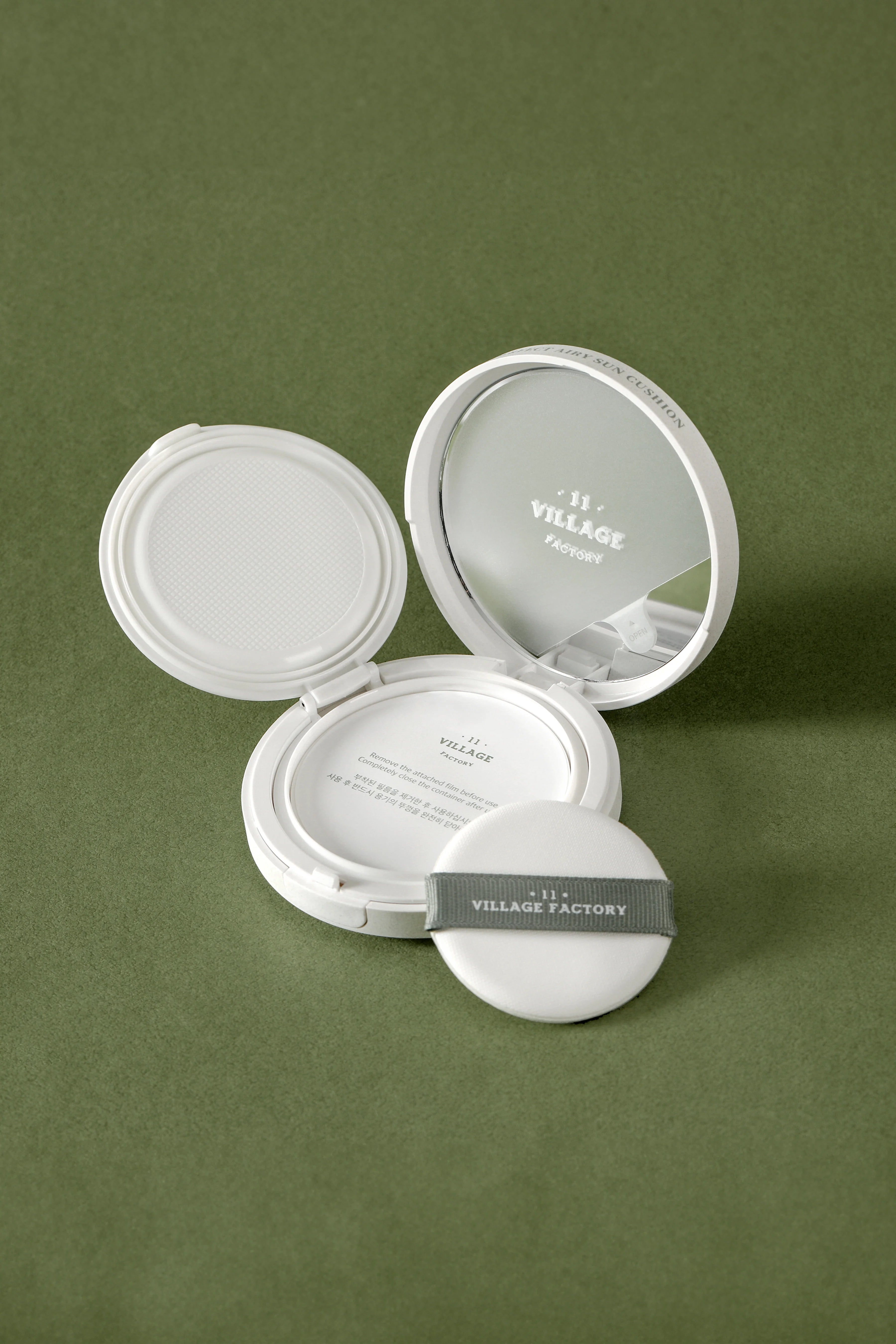 Village 11 Factory-Village 11 Factory Perfect Airy Sun Cushion Spf50+ Pa++++ 14g Cilt Tonu Eşitleyici Vegan Cushion Güneş Kremi-Güneş Koruyucu-4-Milagron.com