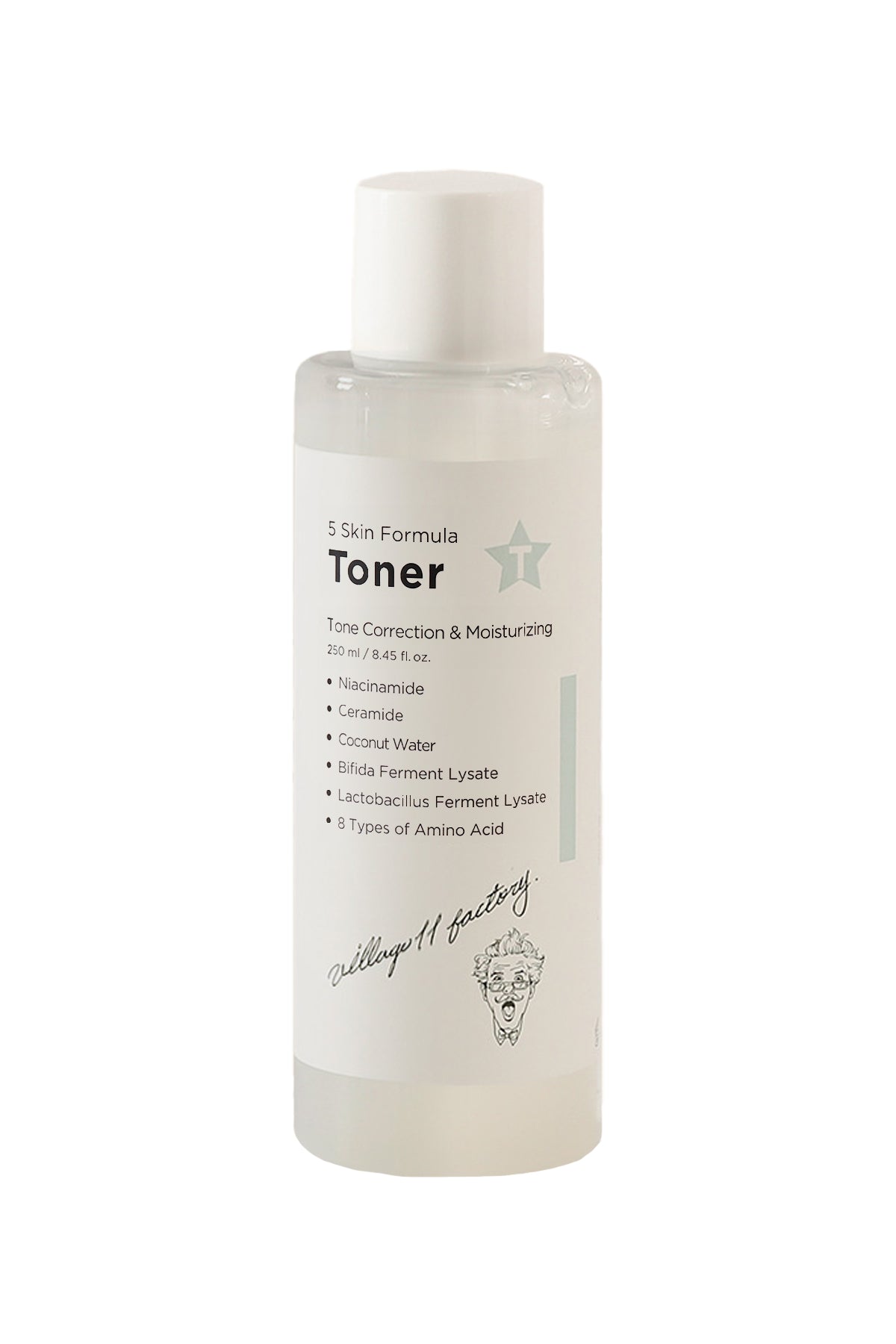 Village 11 Factory-Village 11 Factory T Skin Formula Toner 250ml Ton Dengeleyici Tonik-Tonik-1-Milagron.com
