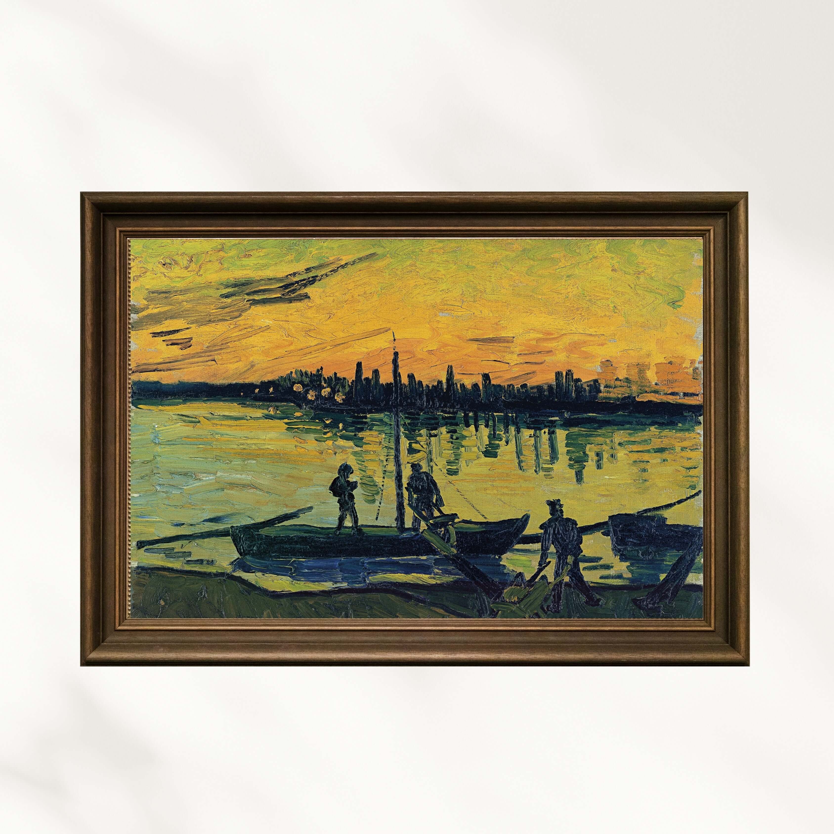 Vincent Van Gogh - Arles’Daki Liman İŞçileri