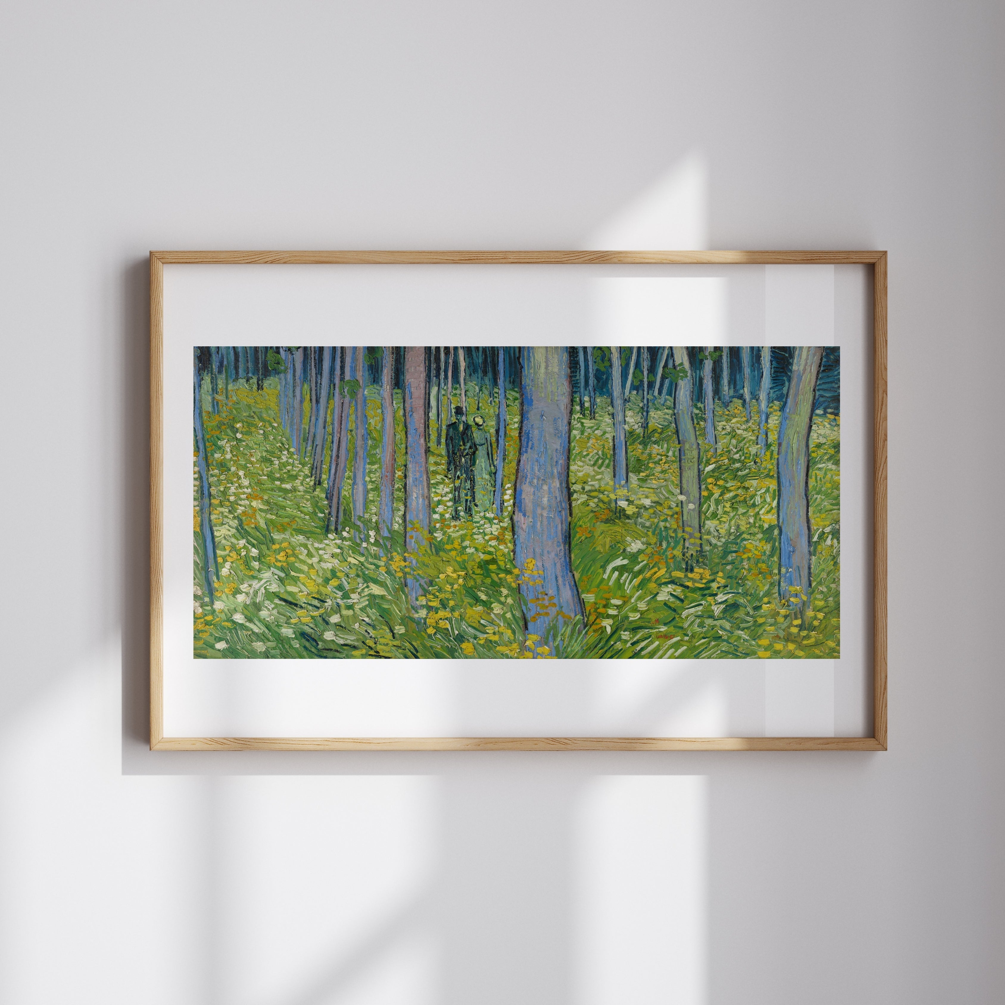 Vincent Van Gogh - İKi Figürle Orman Altı