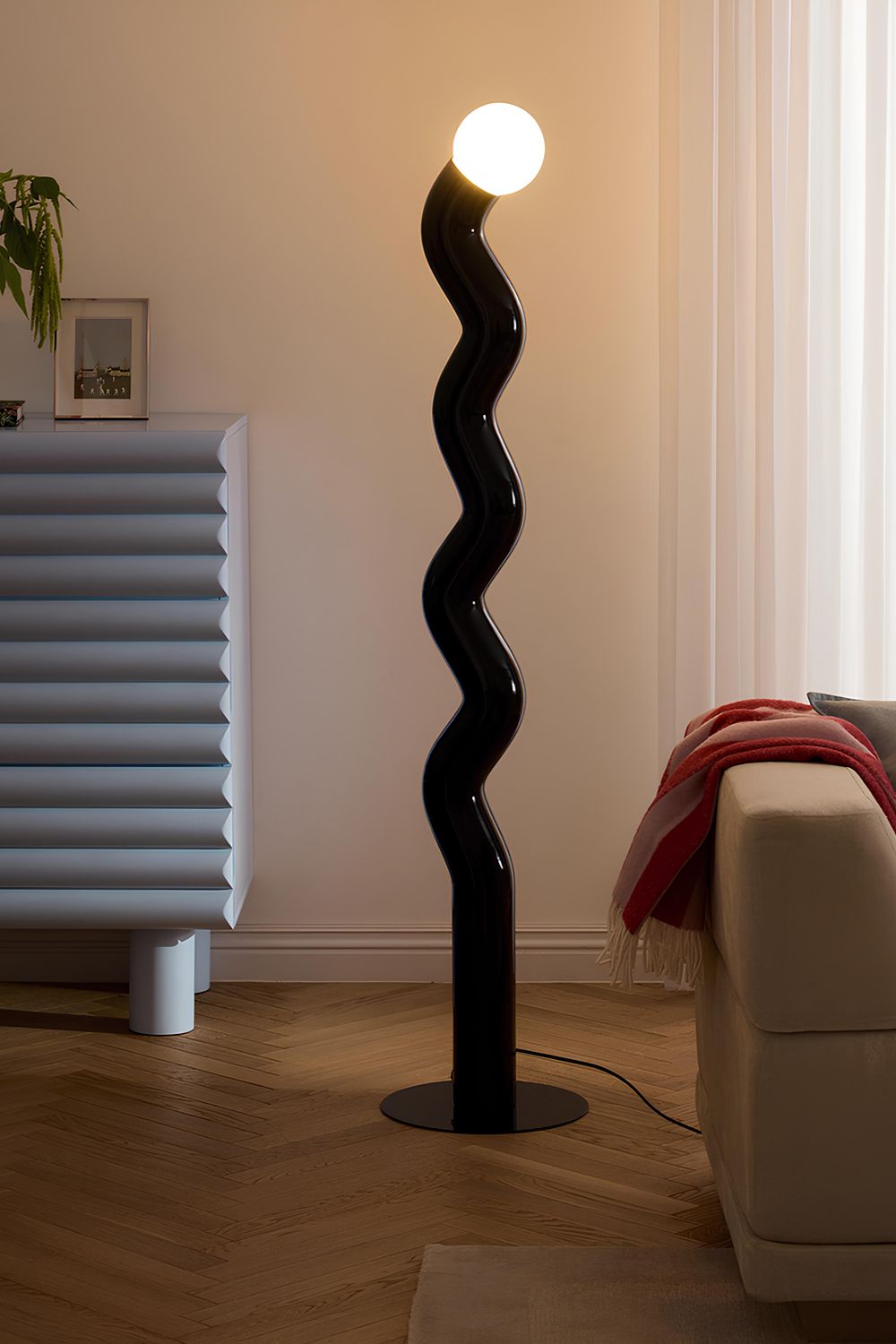 Modern Tasarım Renkli Pipet Lambader - 11