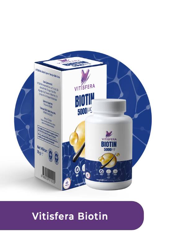 Vitisfera-Biotin 5000-Gıda Takviyeleri-2-Milagron.com
