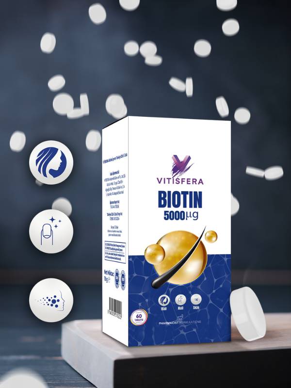 Vitisfera-Biotin 5000-Gıda Takviyeleri-3-Milagron.com
