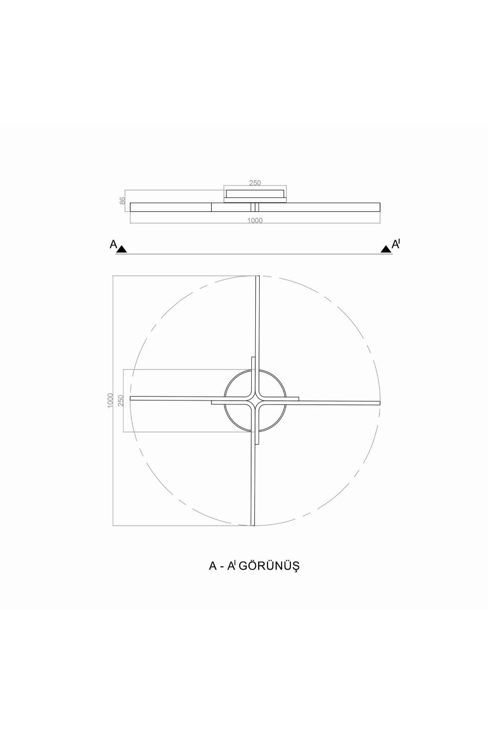 Clessidra Plafonyer Avize - 6