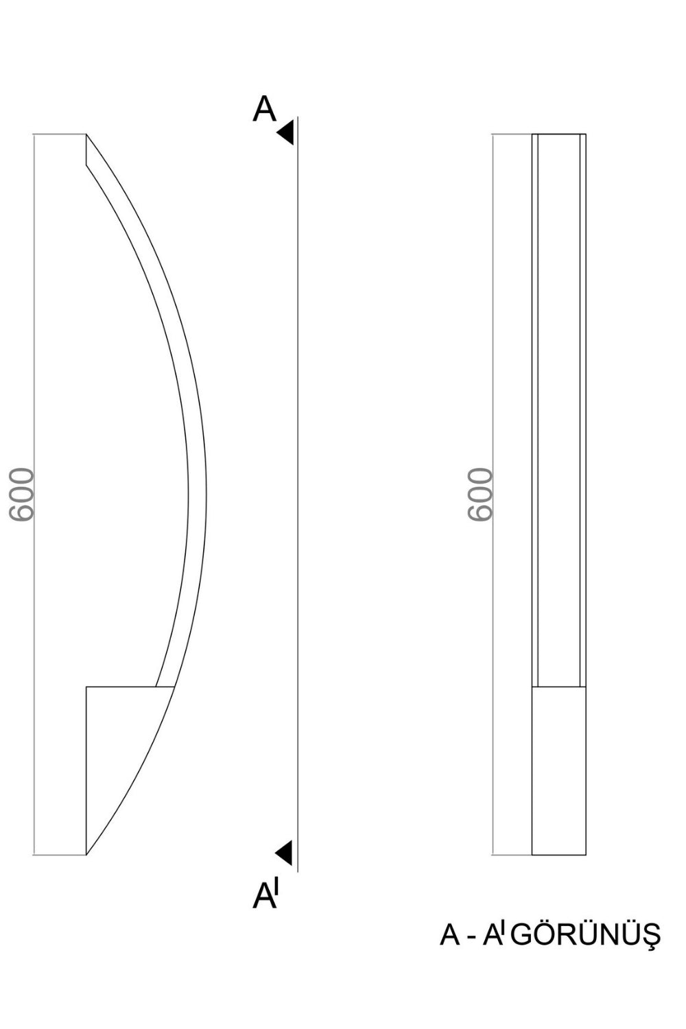 Rest 60 Cm Led Duvar Aplik - 4