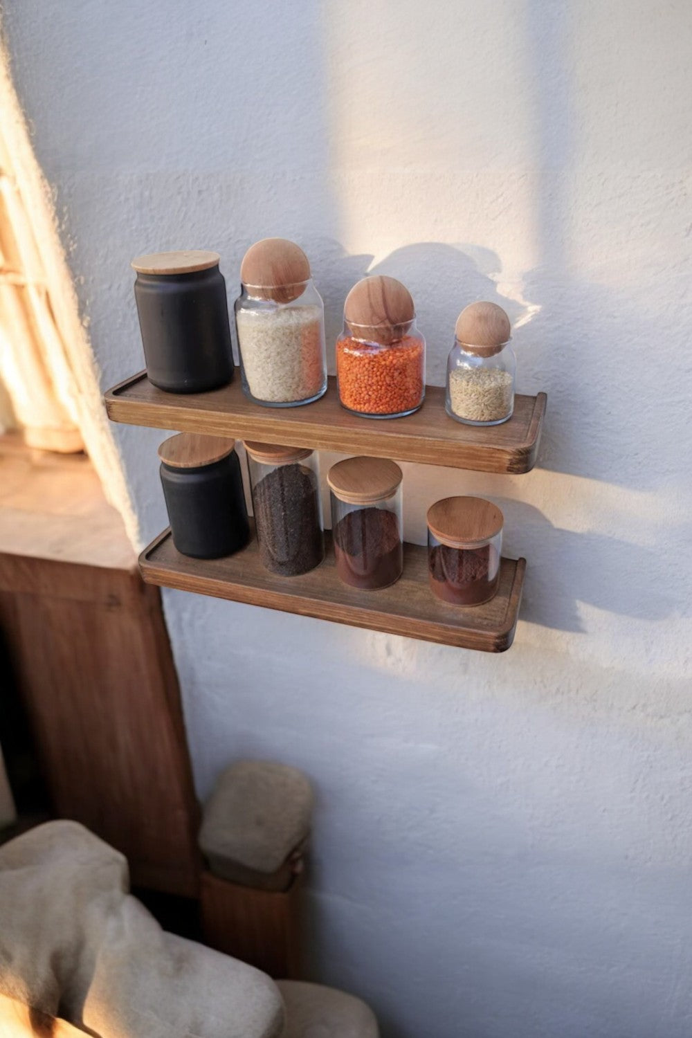 Vune Concept-Celtis El Yapımı Ahşap Raf - Small-Duvar Rafı-2-Milagron.com