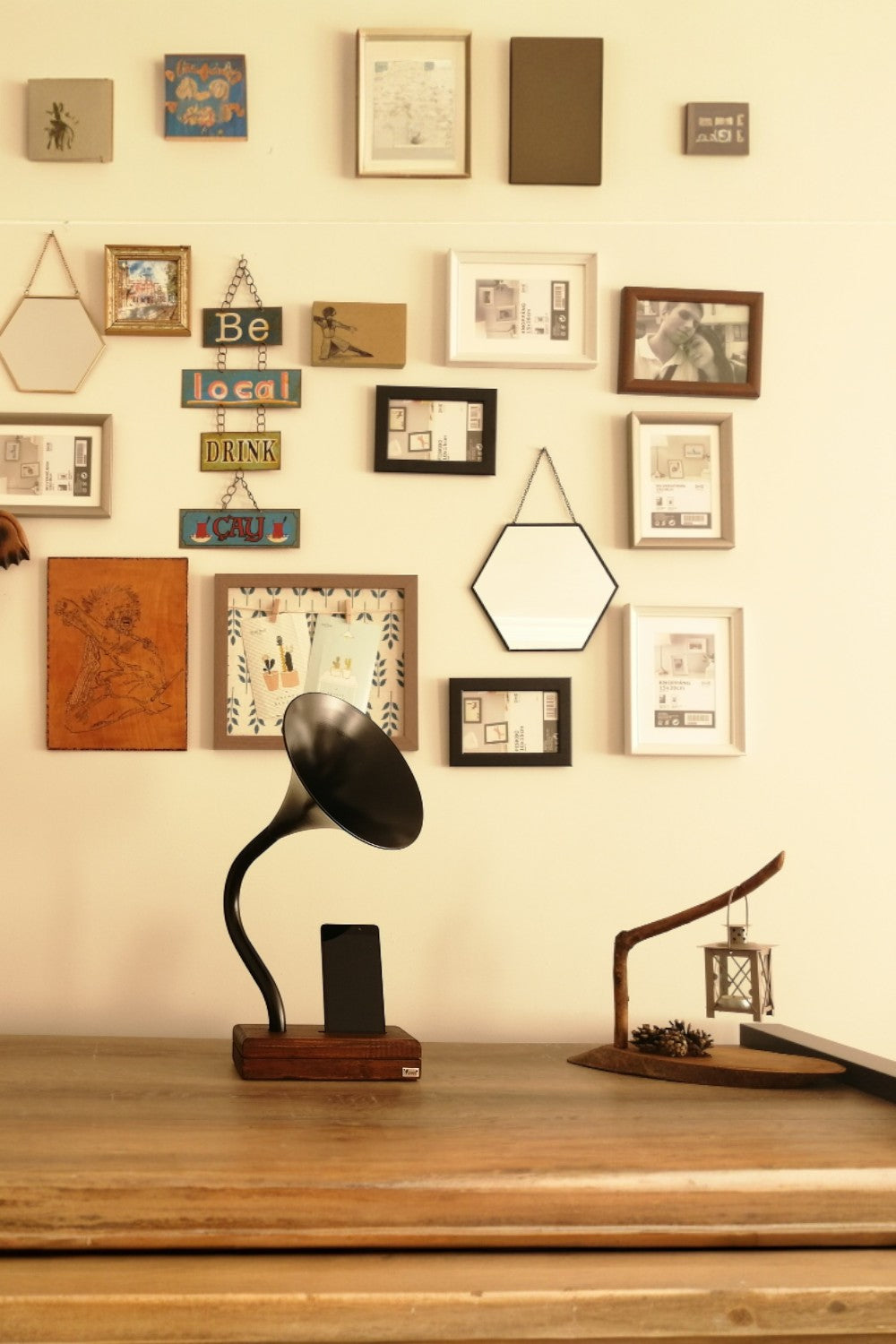 Vune Concept-Deju Akustik Gramofon Siyah-Pikap-6-Milagron.com