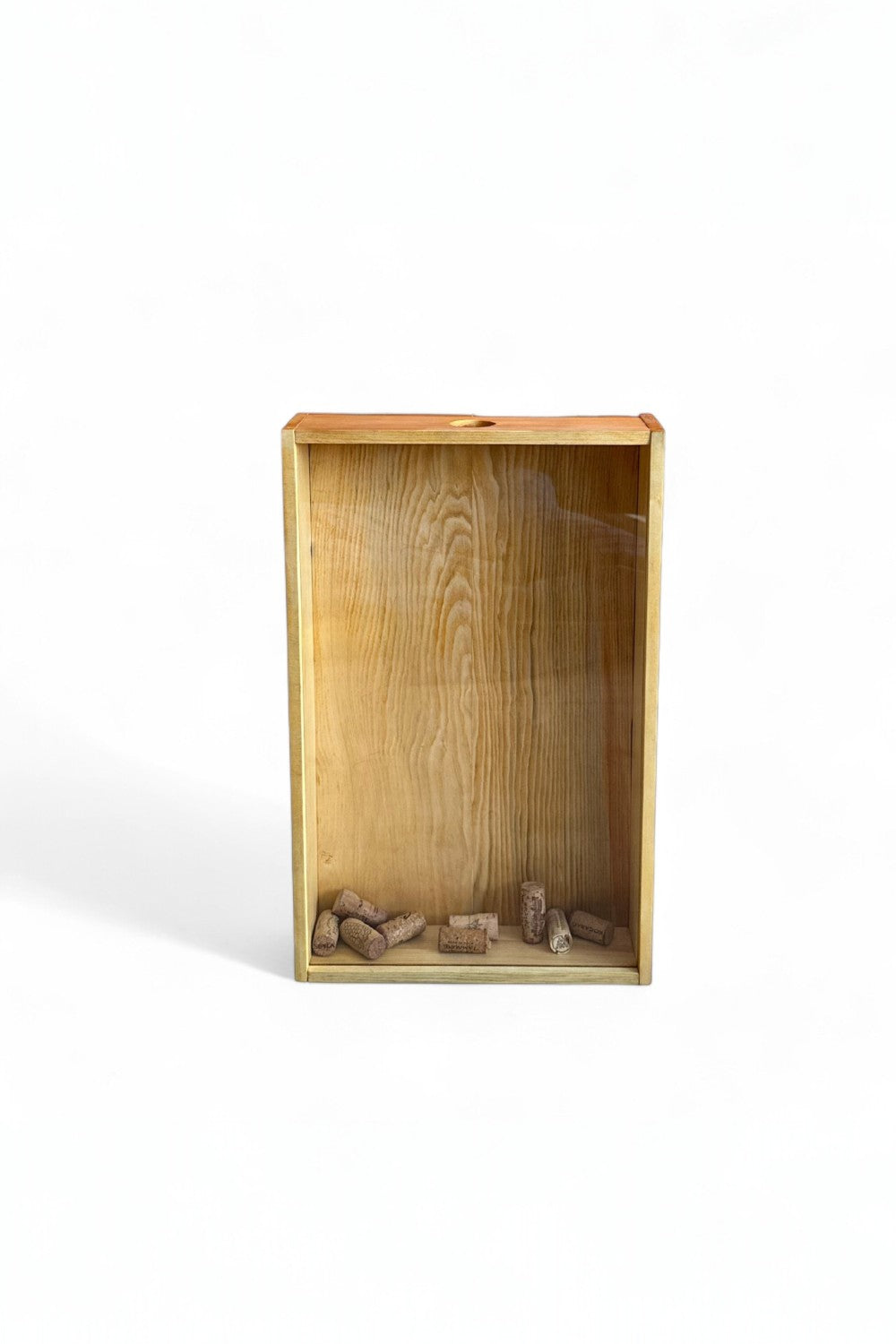 Vune Concept-El Yapımı Ahşap Şarap Mantarı Koleksiyon Kumbarası-Kumbara-1-Milagron.com