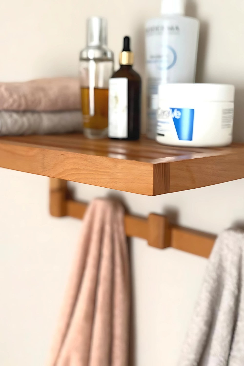 Vune Concept-El Yapımı Çok Amaçlı Ahşap Raf Ve Askı-Duvar Rafı-2-Milagron.com