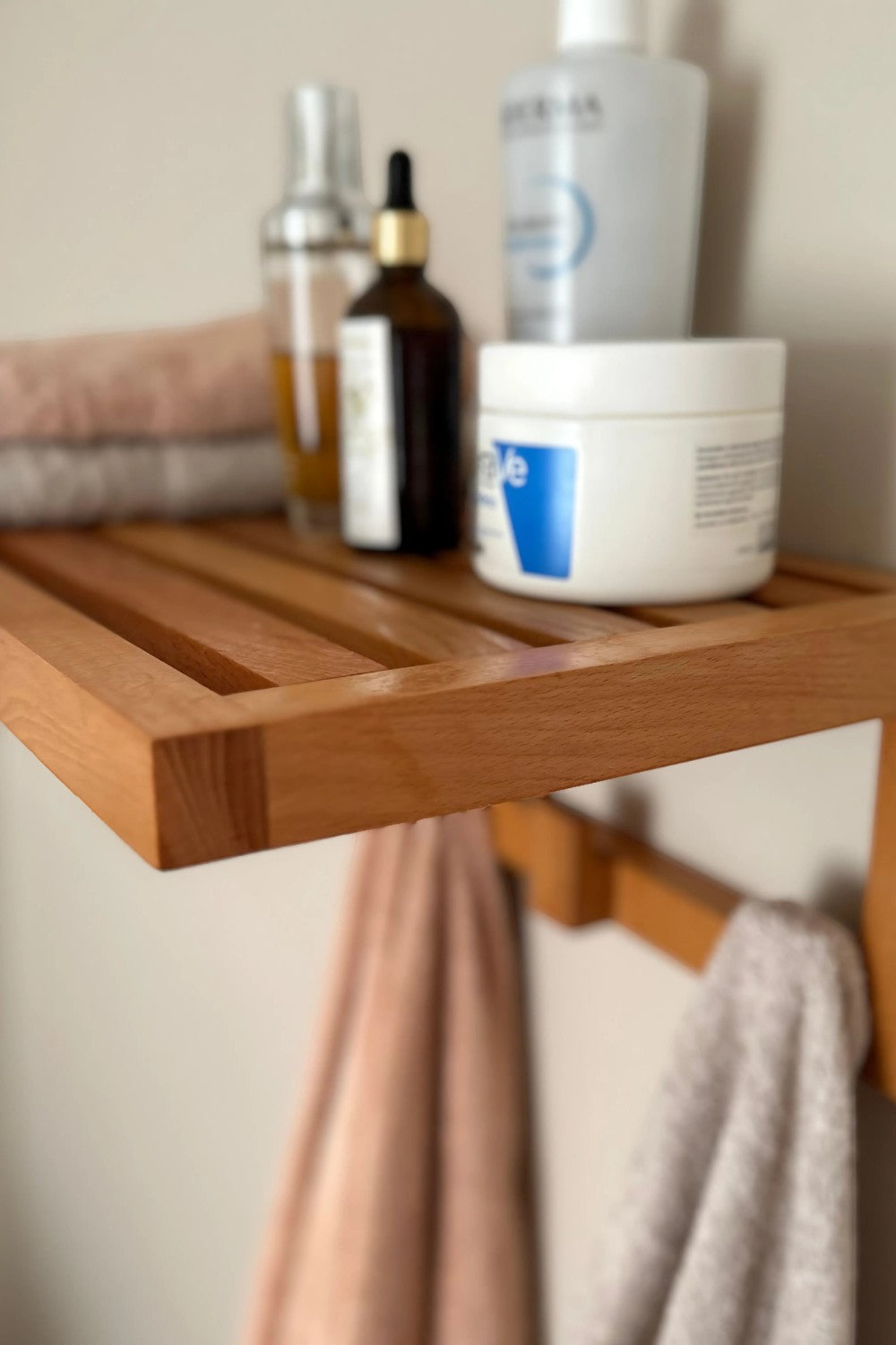 Vune Concept-El Yapımı Çok Amaçlı Ahşap Raf Ve Askı-Duvar Rafı-7-Milagron.com