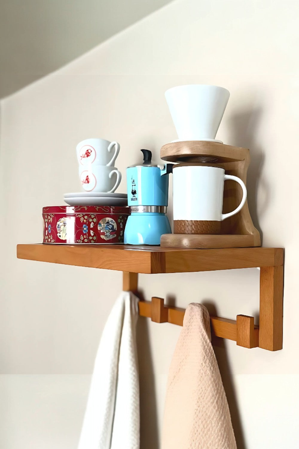 Vune Concept-El Yapımı Çok Amaçlı Ahşap Raf Ve Askı-Duvar Rafı-8-Milagron.com