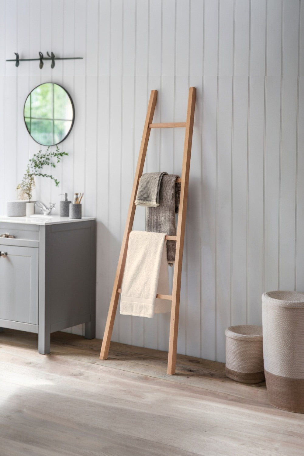 Vune Concept-Grove El Yapımı Ahşap Merdiven Havluluk-Banyo Düzenleyicileri-2-Milagron.com