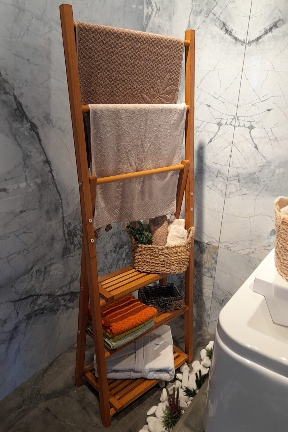 Vune Concept-Katlanabilir El Yapımı Ahşap Raf-Kitaplık-3-Milagron.com