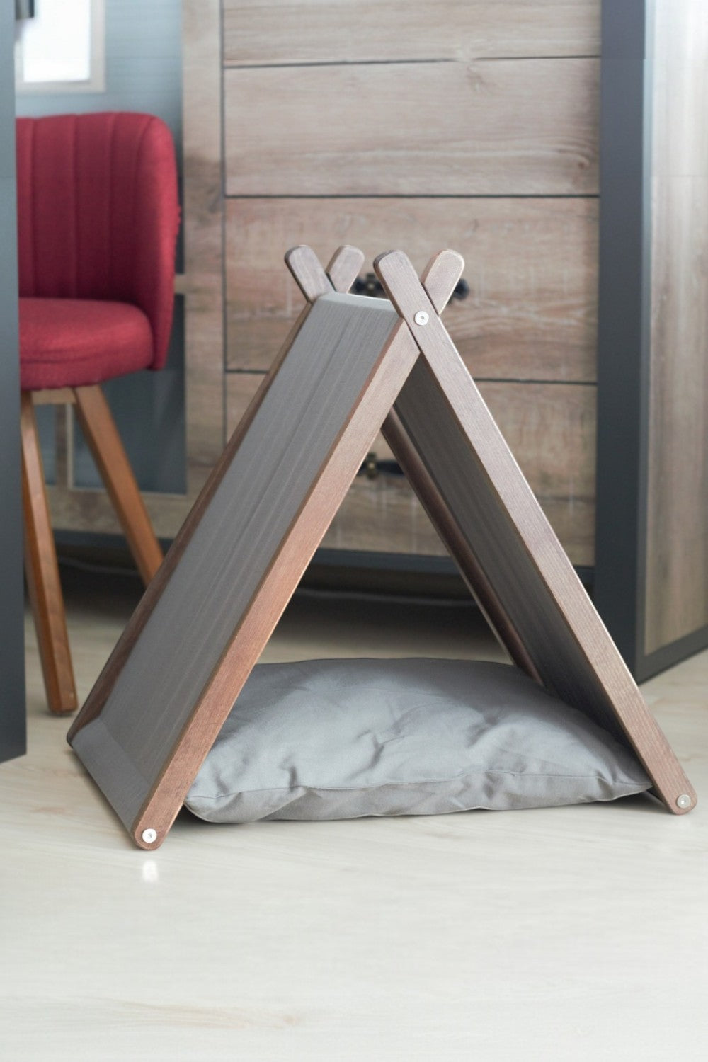 Vune Concept-Ketu Kedi Evi - Gri-Kedi-4-Milagron.com