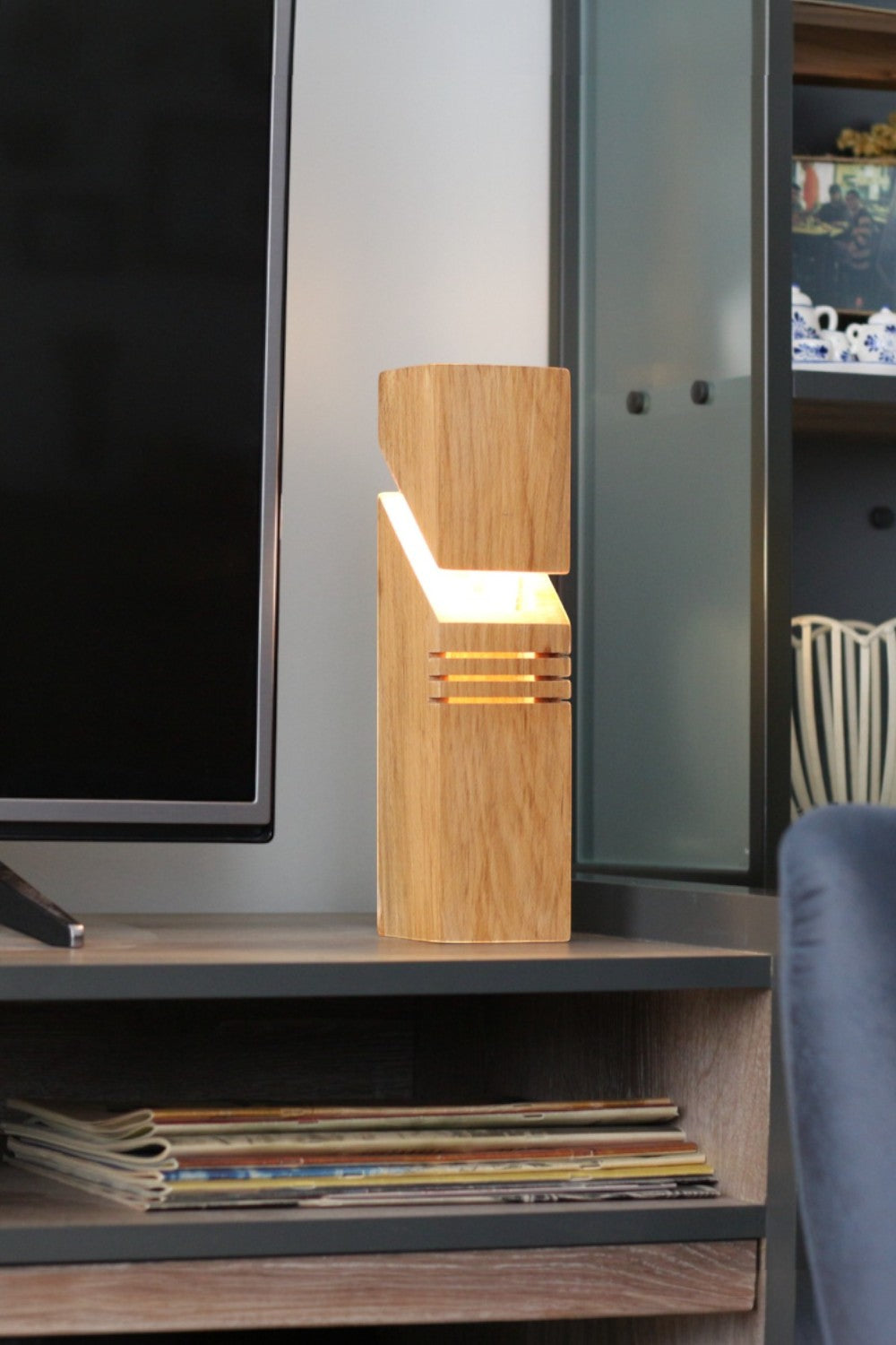 Vune Concept-Lambaa Ahşap Dekoratif Masa Üstü Aydınlatma-Masa Lambası-2-Milagron.com