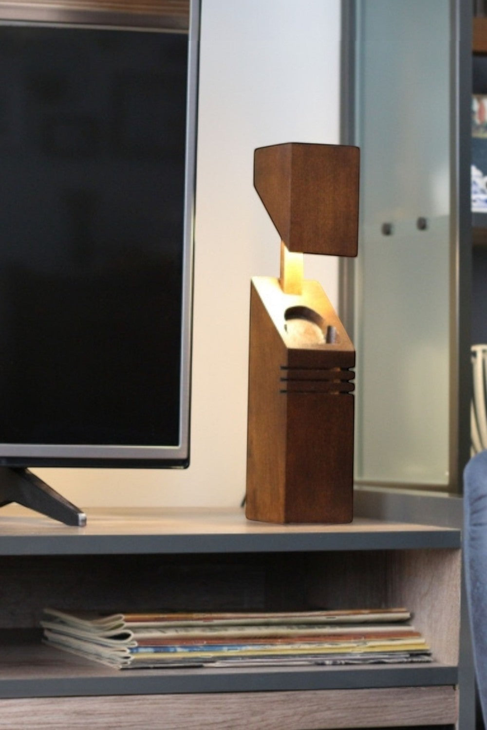 Vune Concept-Lambaa Ahşap Dekoratif Masa Üstü Aydınlatma-Masa Lambası-2-Milagron.com