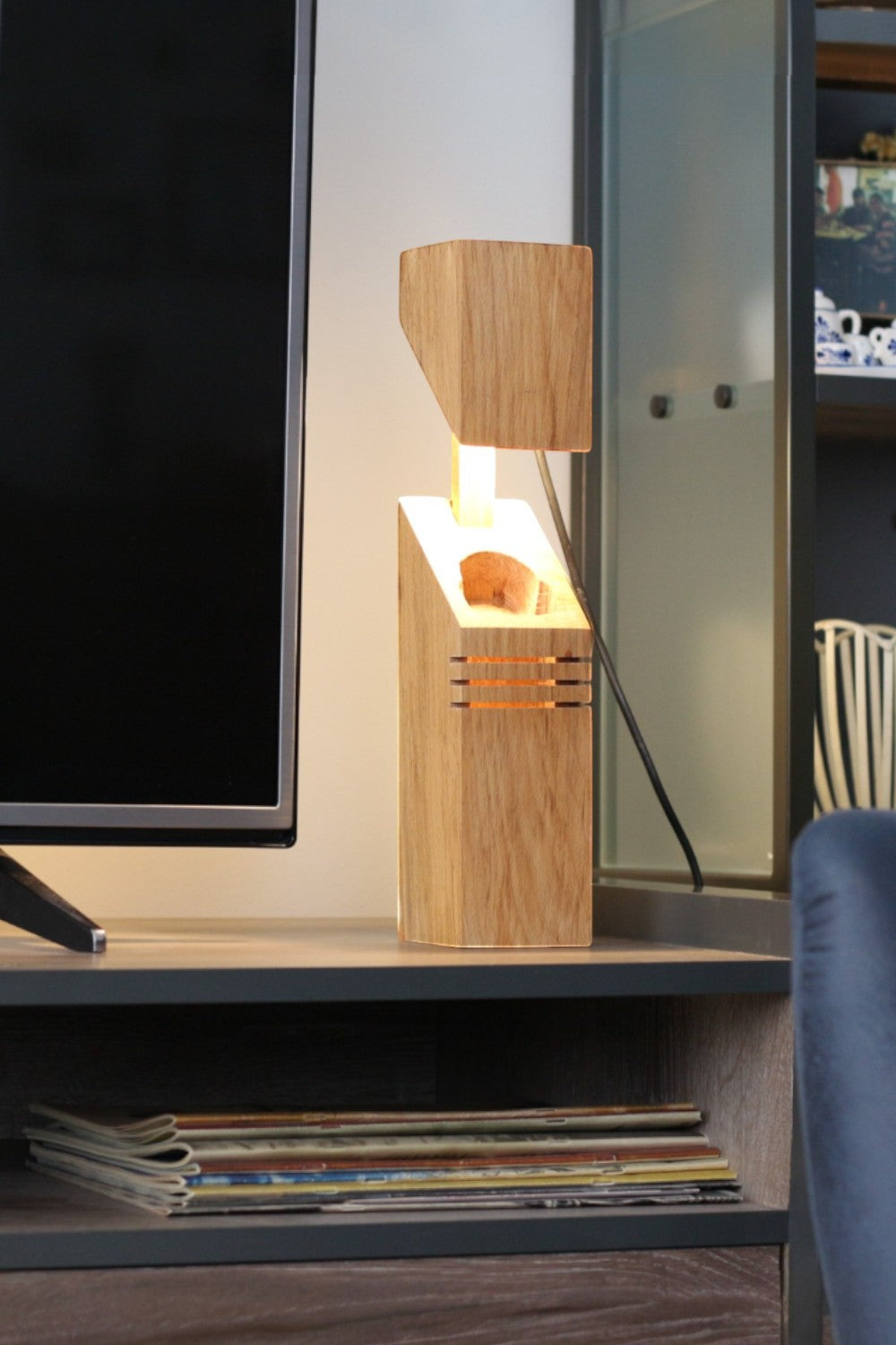 Vune Concept-Lambaa Ahşap Dekoratif Masa Üstü Aydınlatma-Masa Lambası-3-Milagron.com