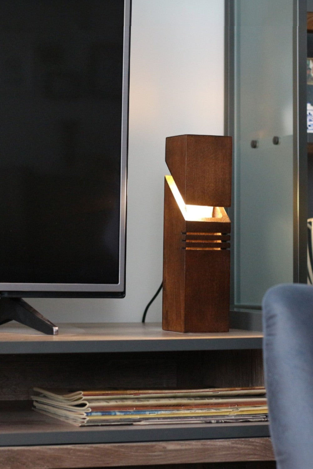 Vune Concept-Lambaa Ahşap Dekoratif Masa Üstü Aydınlatma-Masa Lambası-4-Milagron.com