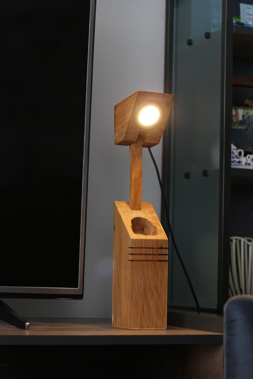 Vune Concept-Lambaa Ahşap Dekoratif Masa Üstü Aydınlatma-Masa Lambası-5-Milagron.com