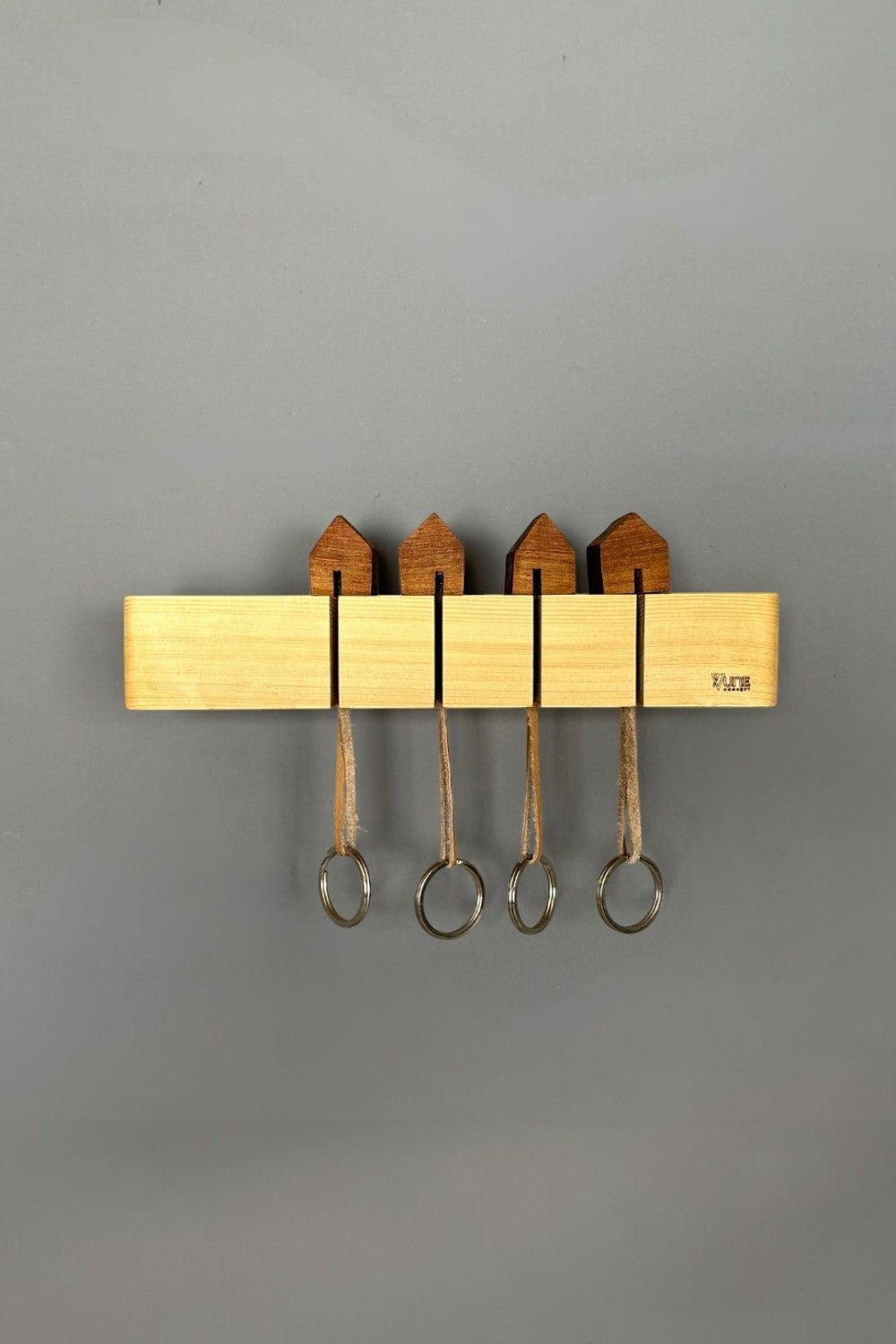 Vune Concept-Merla El Yapımı Ahşap Anahtarlık-Duvar Rafı-6-Milagron.com