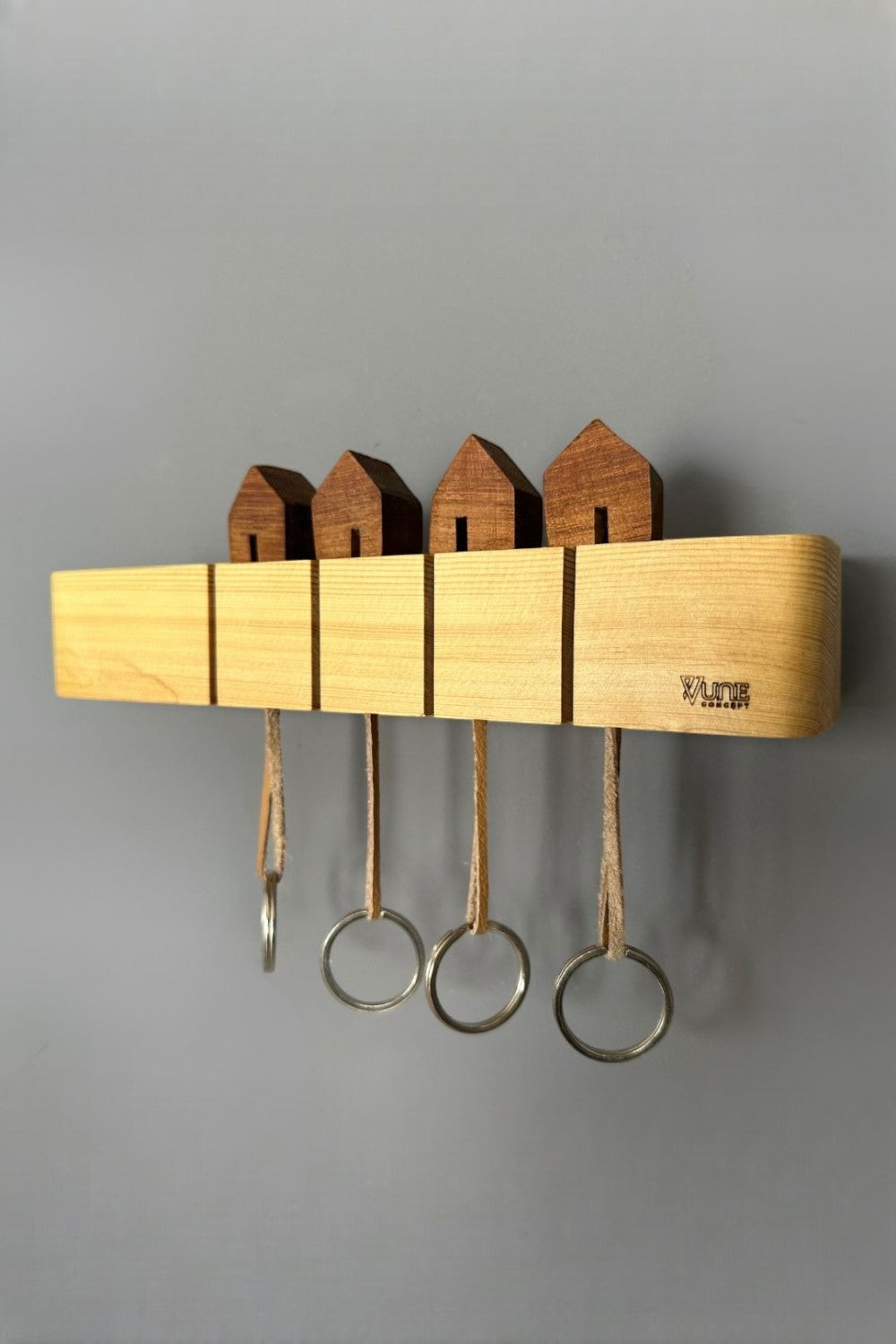 Vune Concept-Merla El Yapımı Ahşap Anahtarlık-Duvar Rafı-8-Milagron.com