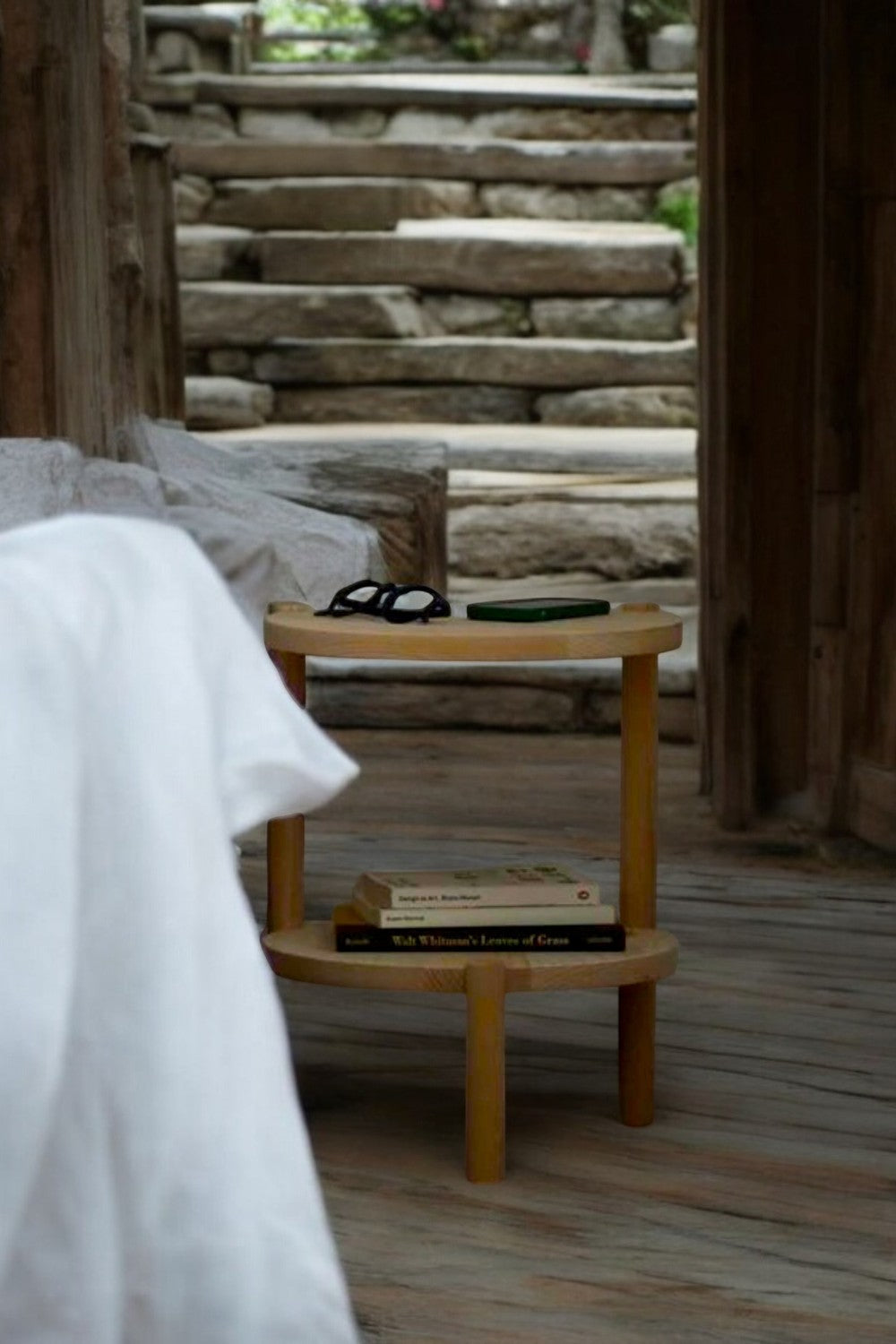 Vune Concept-Sobe El Yapımı Masif Ahşap Yan Sehpa Ve Komodin-Sehpa-4-Milagron.com