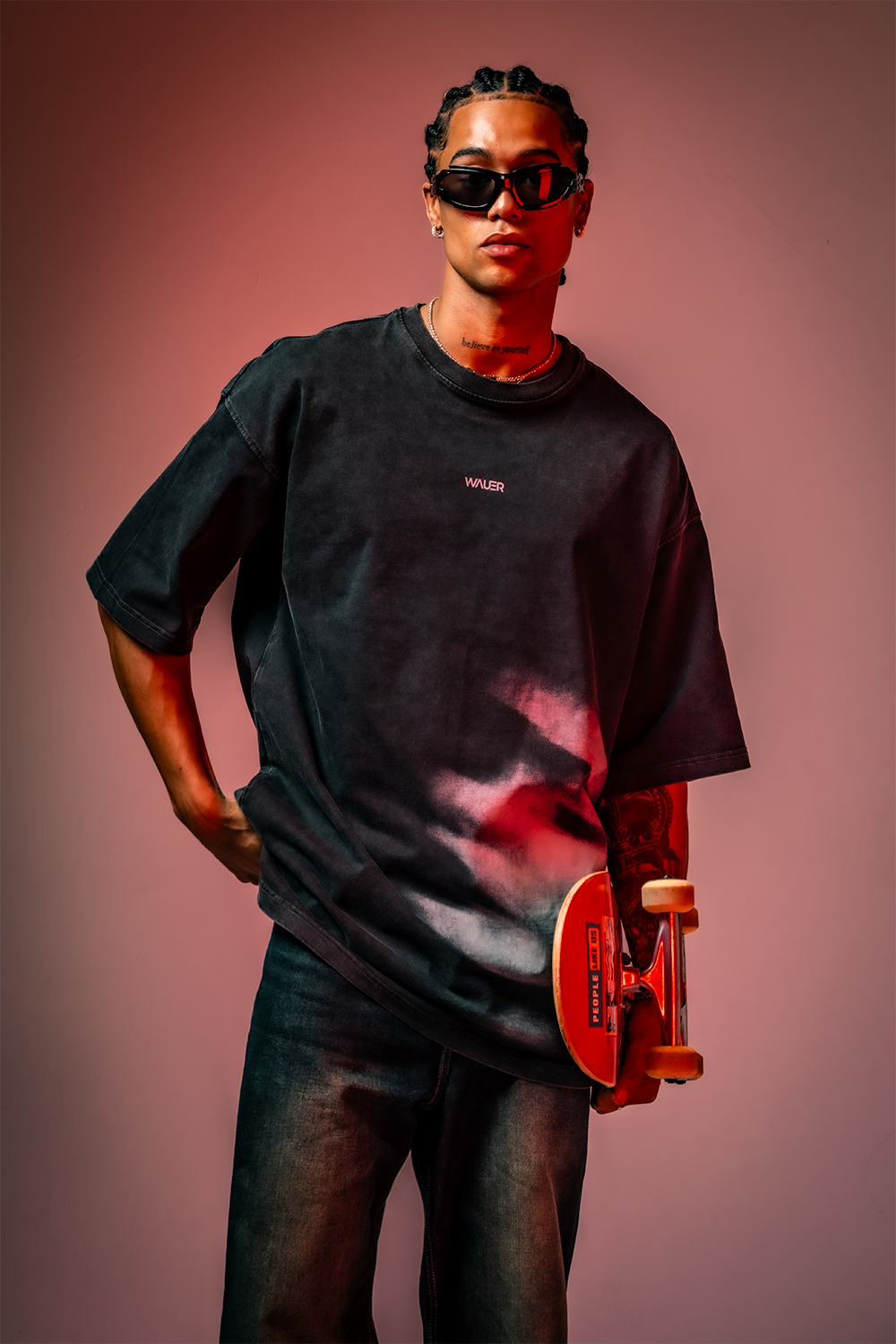 WAUER-Oversize Tee 001-T-Shirts-4-Milagron.com