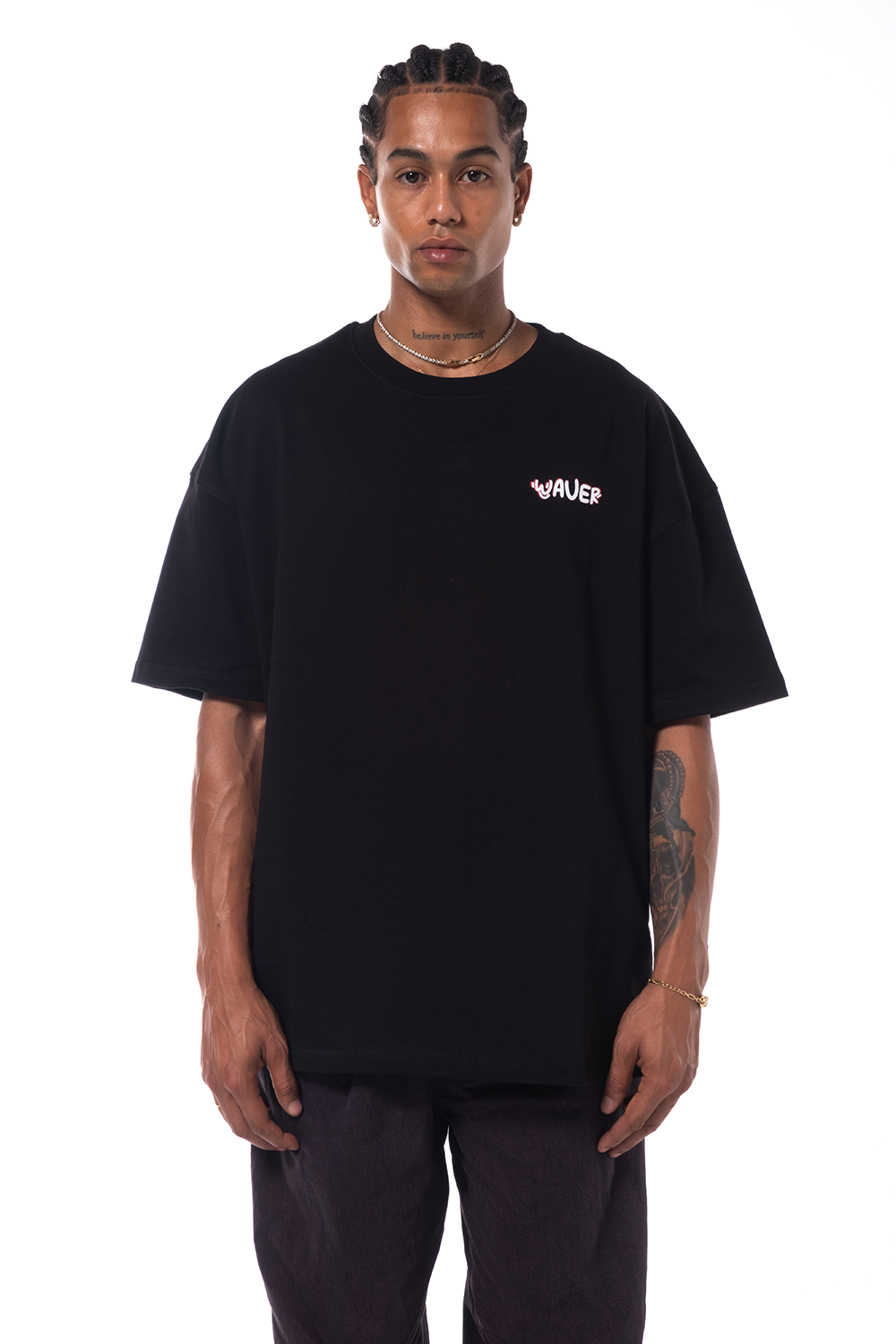 WAUER-Plu Oversi̇ze Tee 101-T-Shirts-2-Milagron.com